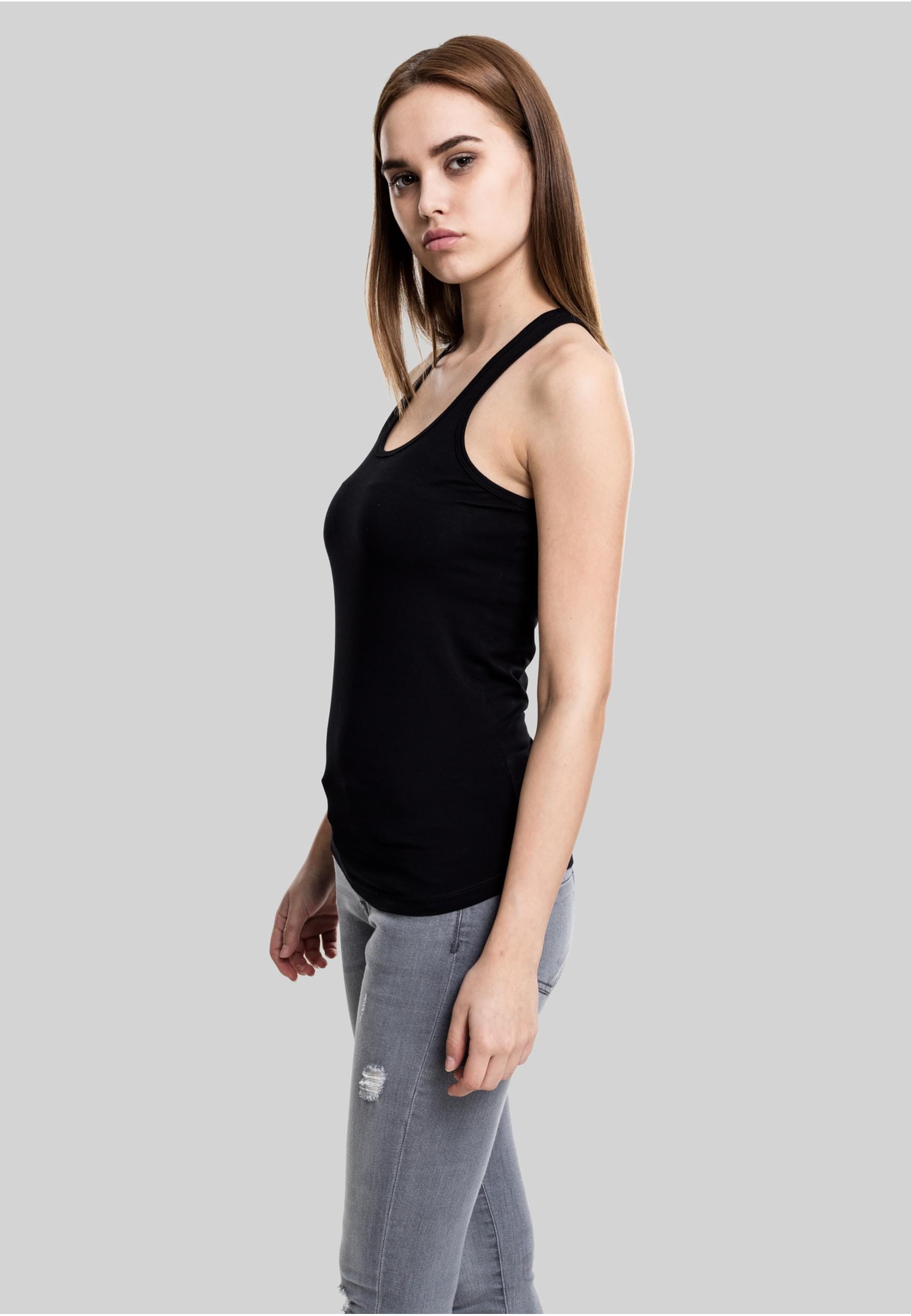 URBAN CLASSICS Muskelshirt »Damen Ladies Jersey Tanktop«, (1 tlg.)