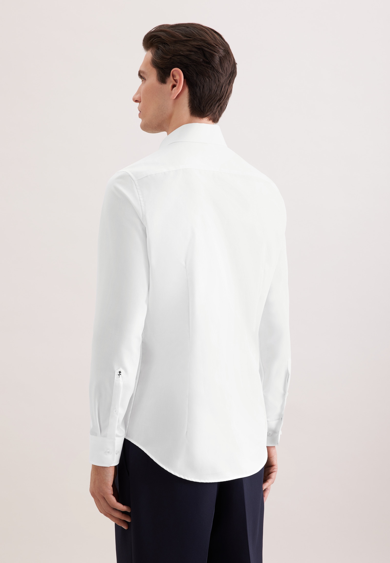 seidensticker Businesshemd »Schwarze Rose« Slim 1/1 Kentkragen Uni