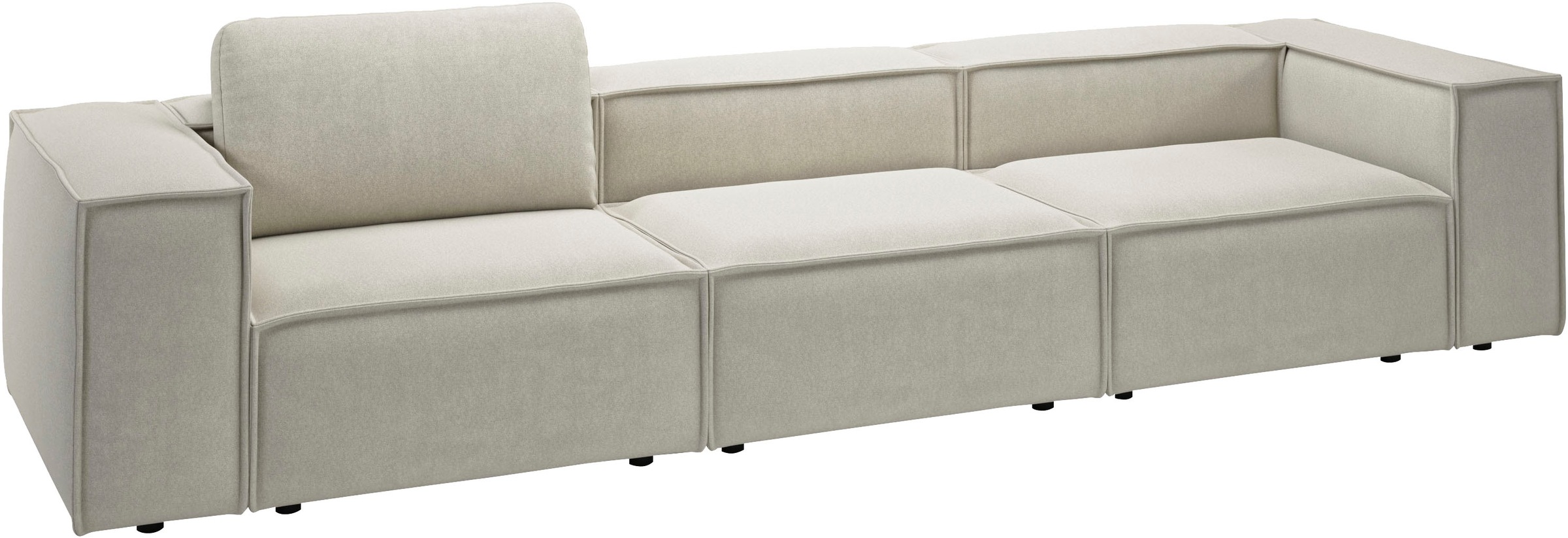 Places of Style 3,5-Sitzer »Watertown, modernes Big-Sofa XXL, 336 cm Breite, auch in Feincord«, Riesiges Designersofa mit viel Platz & weichen Bezügen in Trendfarben
