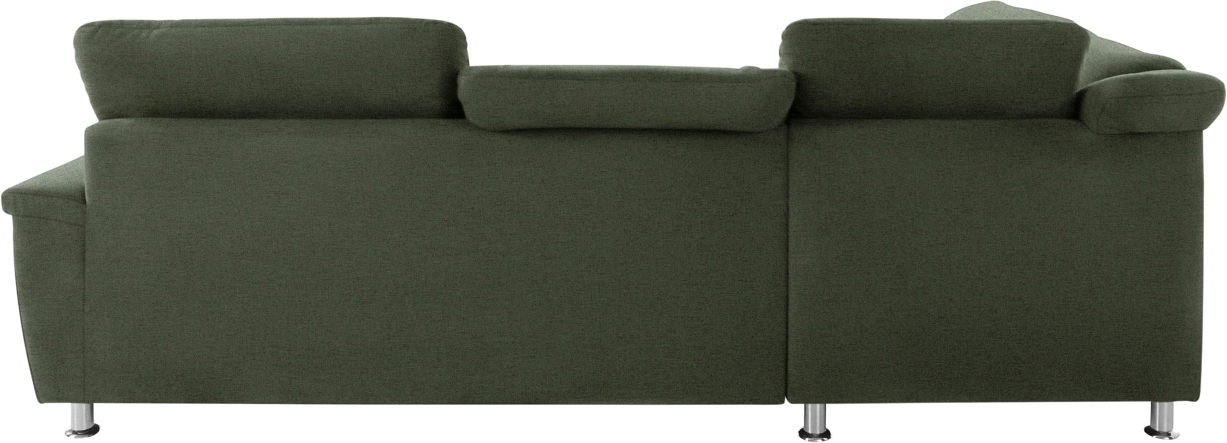 DOMO collection Ecksofa »Franzi L-Form«, wahlweise mit Kopfteilverstellung (dann Breite: 275 cm)