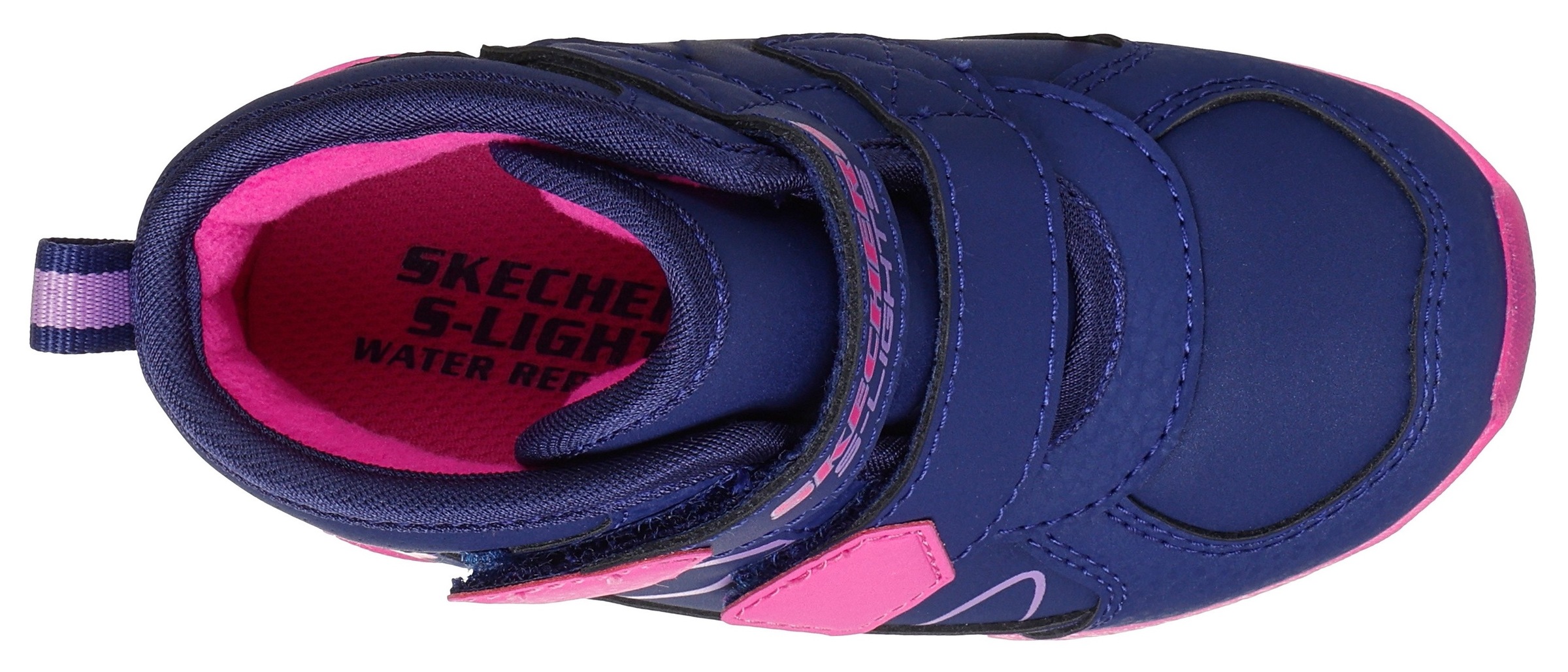 Skechers Klettstiefel »ILLUMI-BRIGHTS«, Winterstiefel mit Blinkfunktion, Größenschablone zum Download
