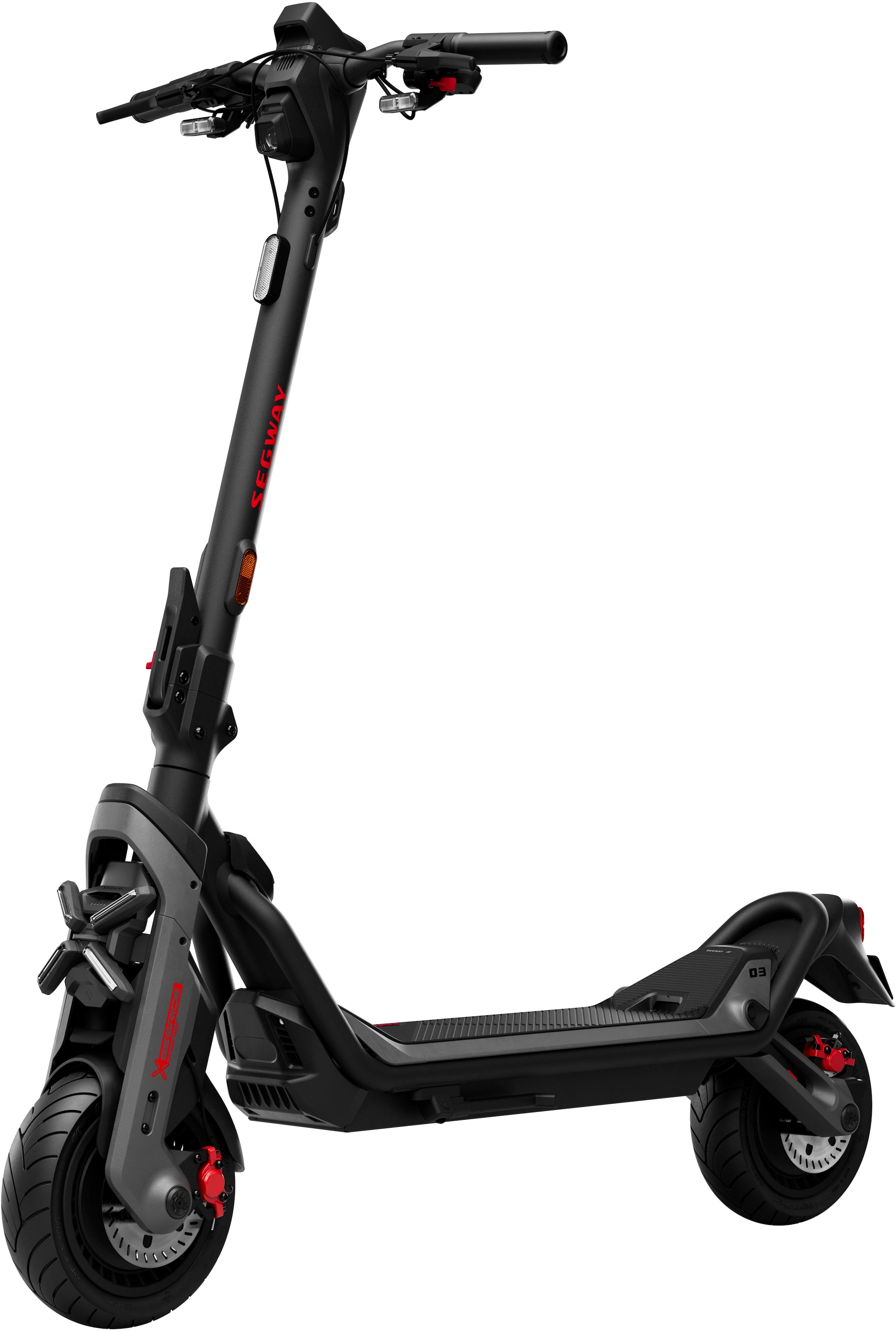SEGWAY E-Scooter "GT3 D", B:67cm L:136cm, rot, Roller, mit Straßenzulassung, 95 km Eco Modus Reichweite, 150 kg Tragfähigkeit