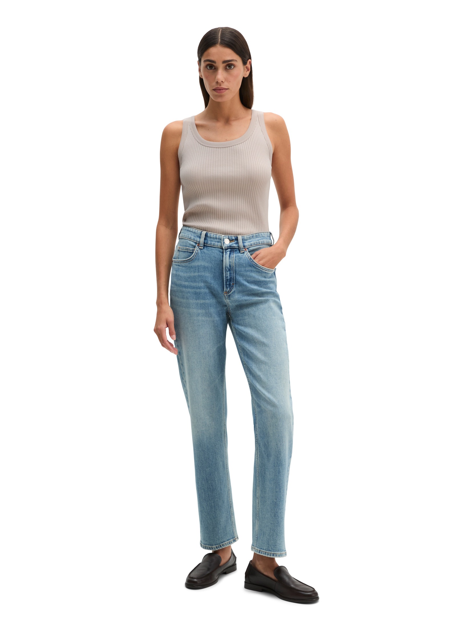 Marc O'Polo Straight-Jeans »aus Bio-Baumwolle-Stretch«