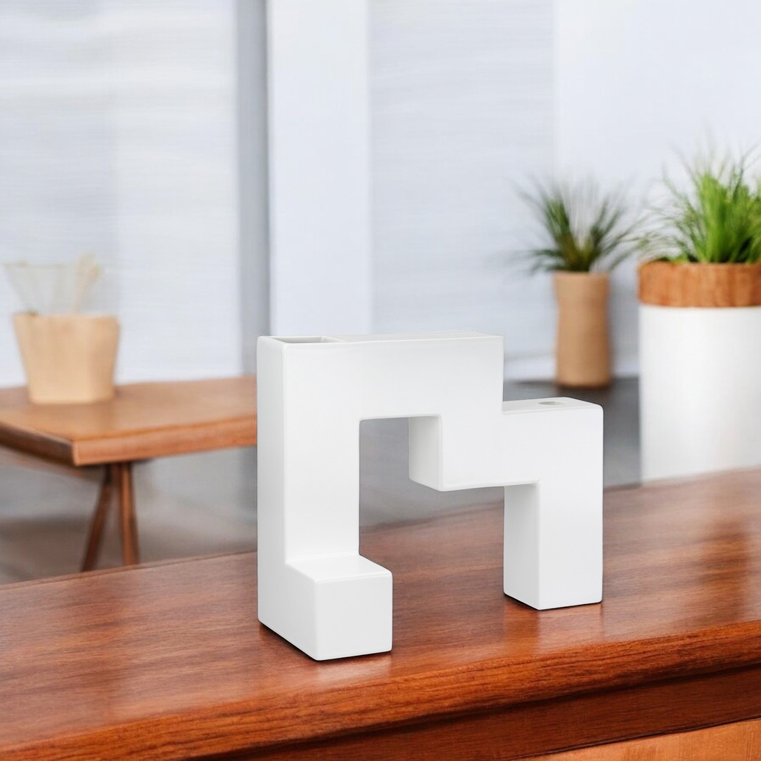 GILDE Tischvase "Kerzenleuchter-Vase Patras" günstig online kaufen