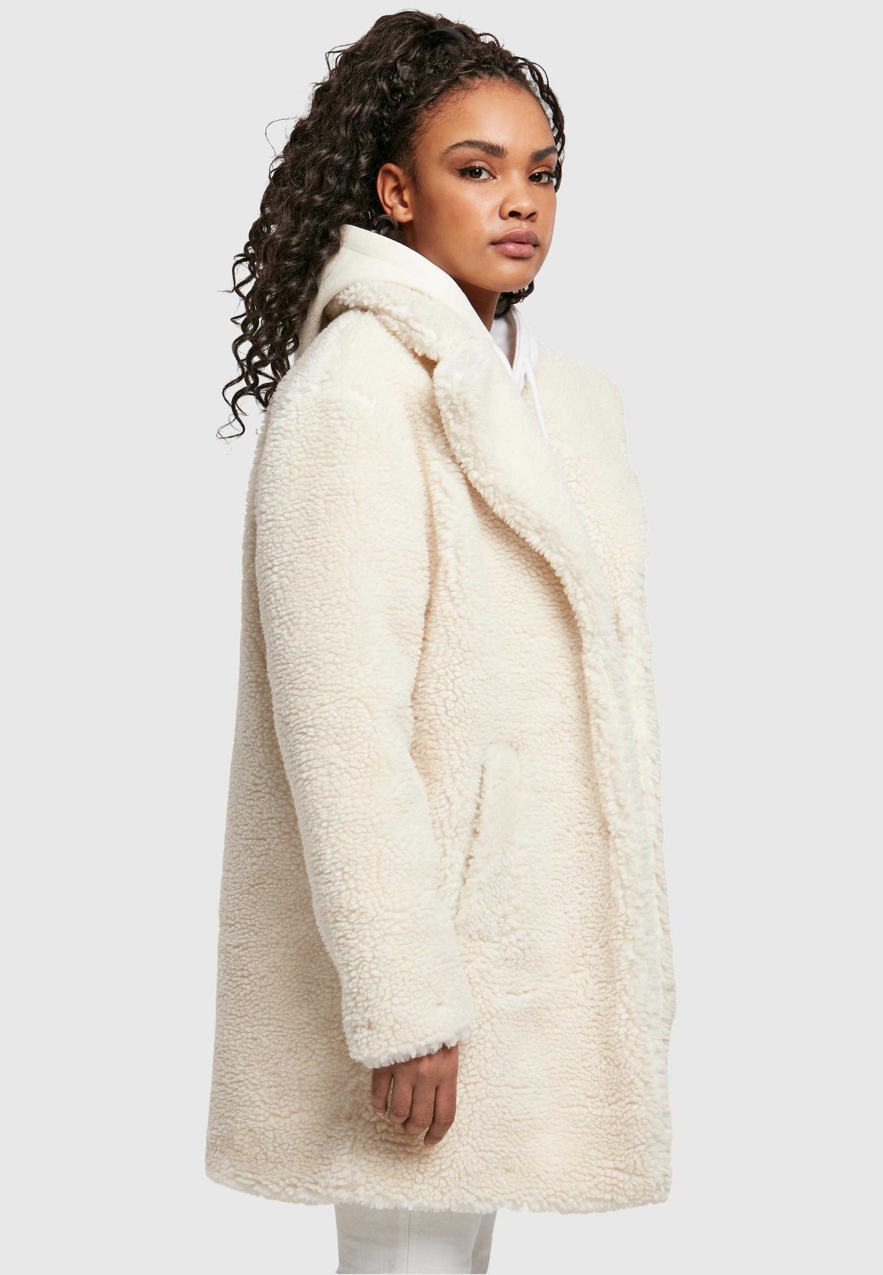 URBAN CLASSICS Parka »Urban Classics Damen Ladies Oversized Sherpa Coat«, (1 St.), ohne Kapuze