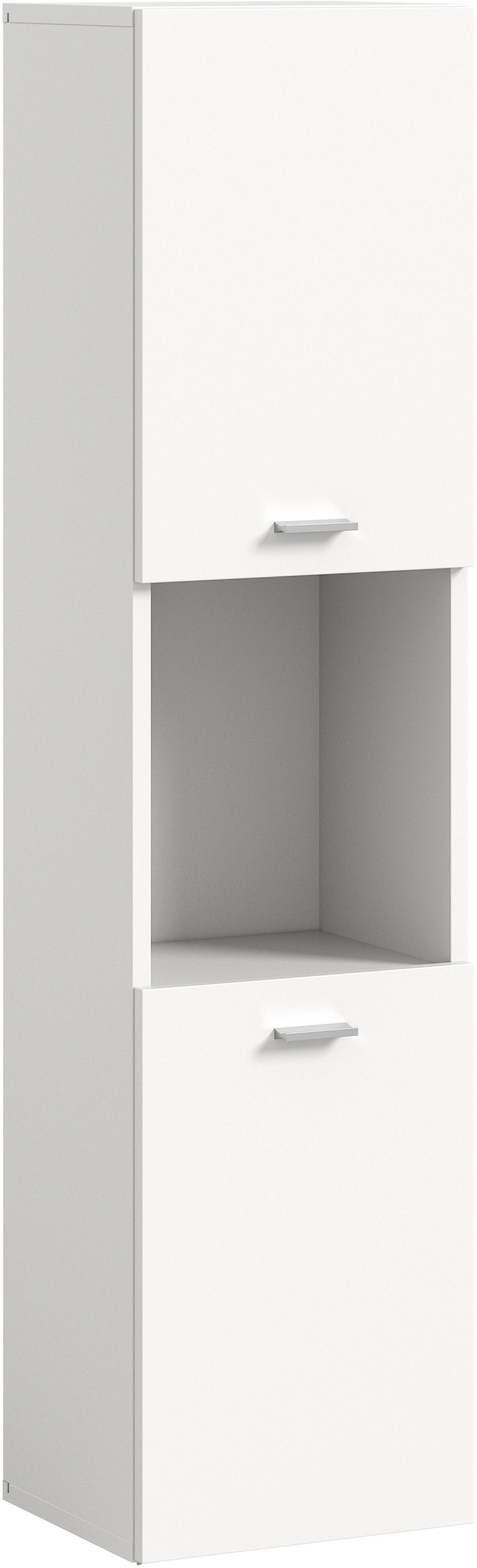 welltime Hochschrank »Tampa, Höhe 125cm, hängend oder stehend montierbar«, Badschrank, Bad-Hängeschrank, Badezimmer, Bad-Möbel
