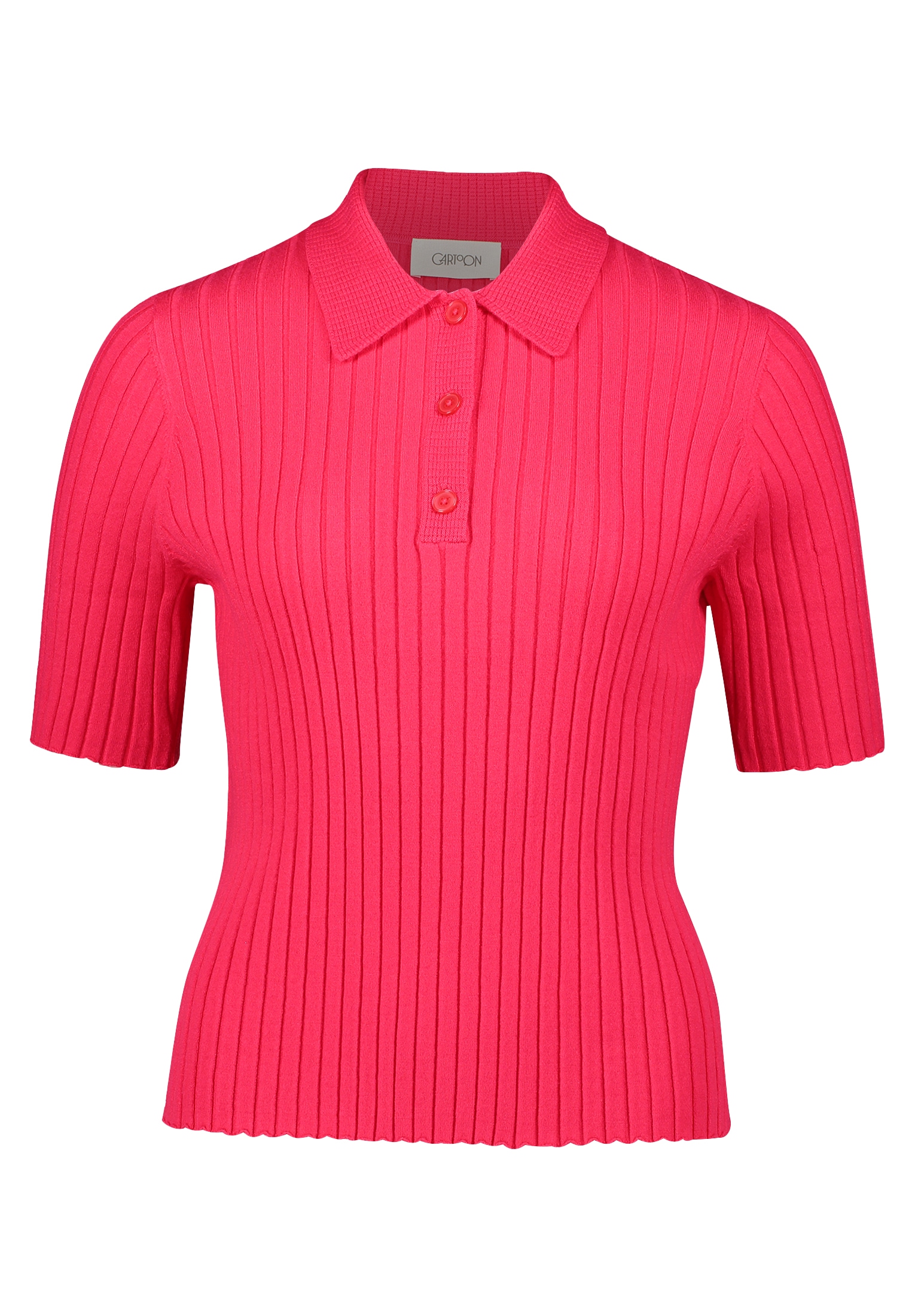 Cartoon Kurzarmshirt »Damen mit Kragen« 1 tlg.