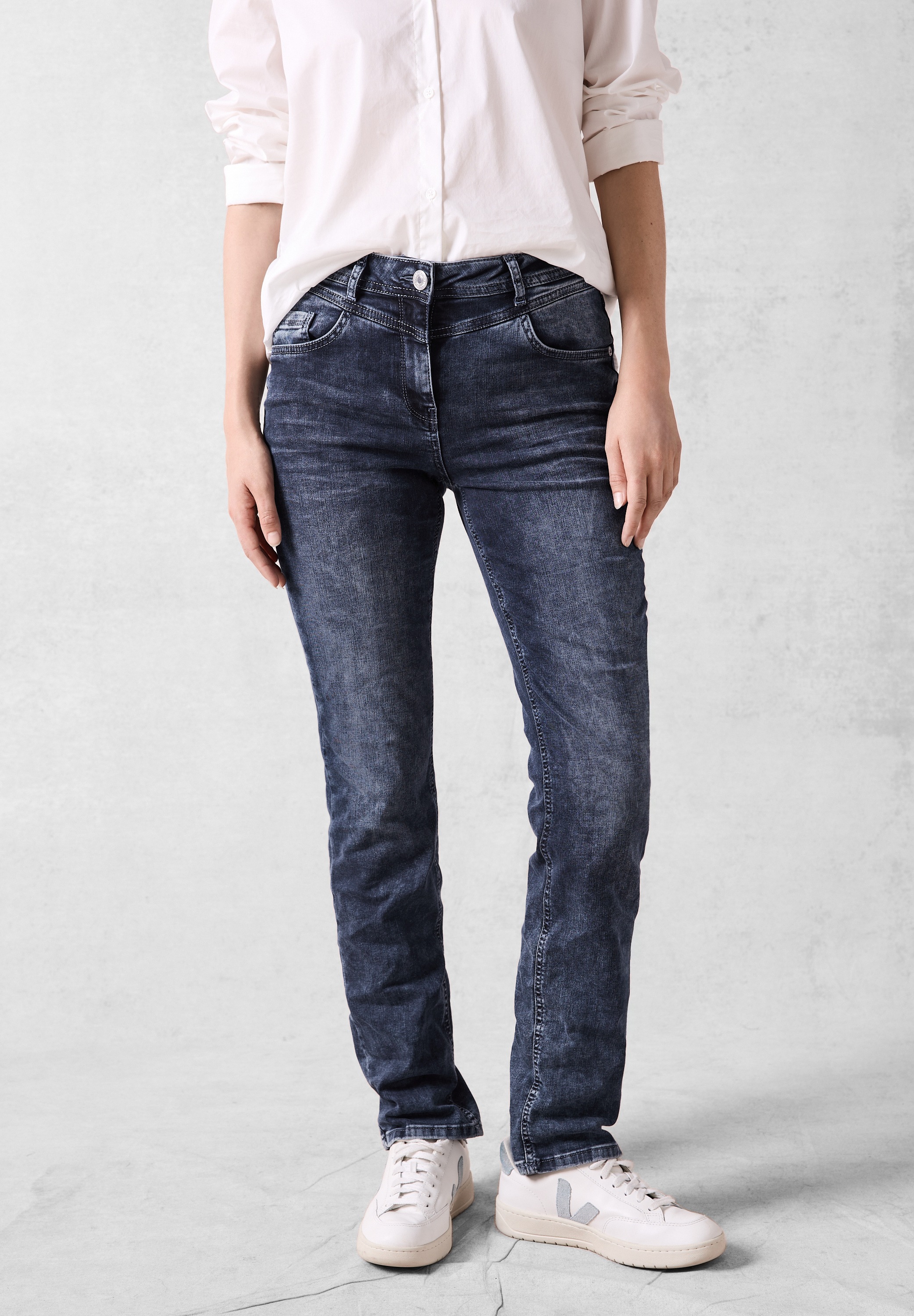 Cecil Slim-fit-Jeans, High Waist günstig online kaufen