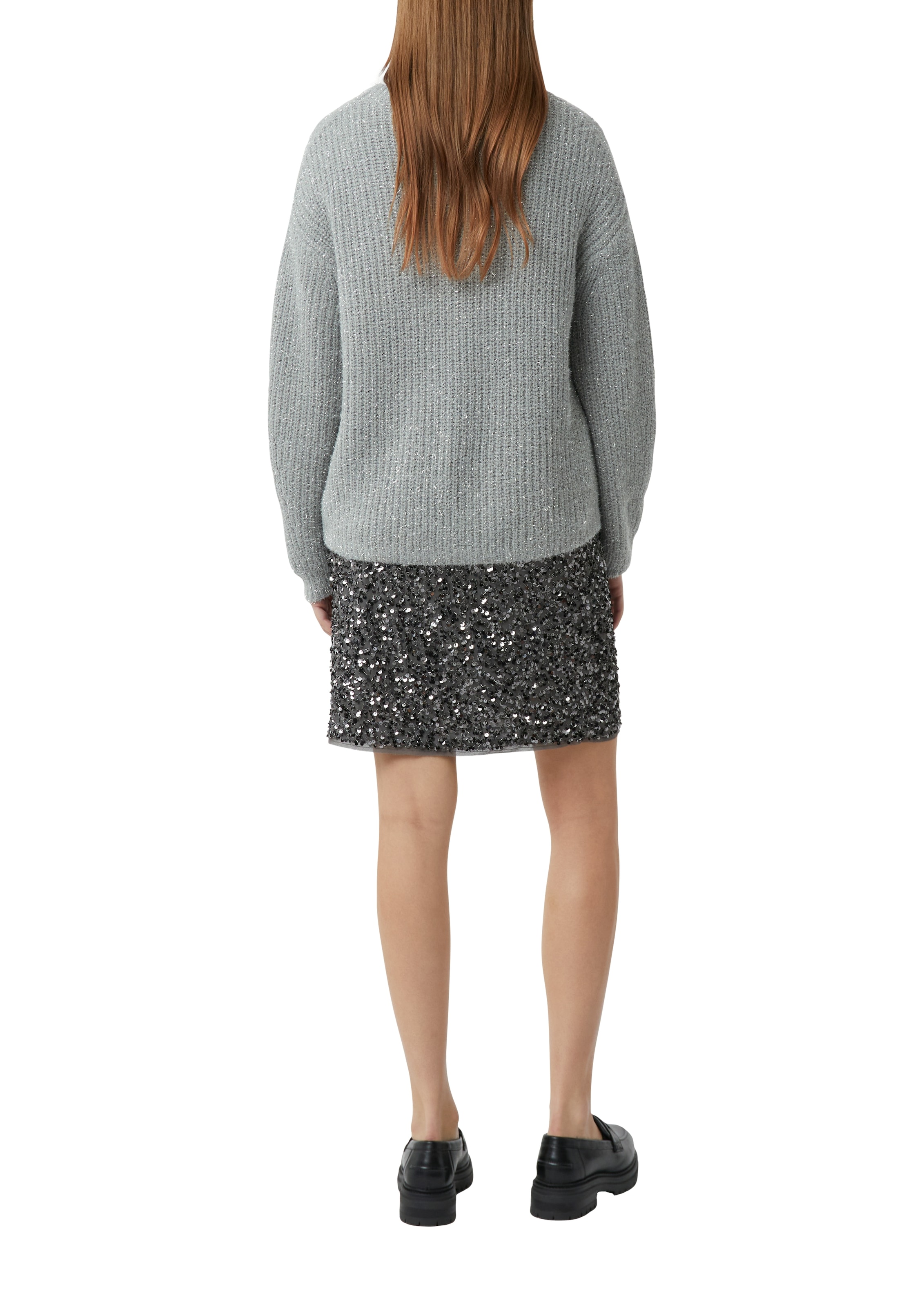 Comma Strickpullover , mit Glitzerfäden
