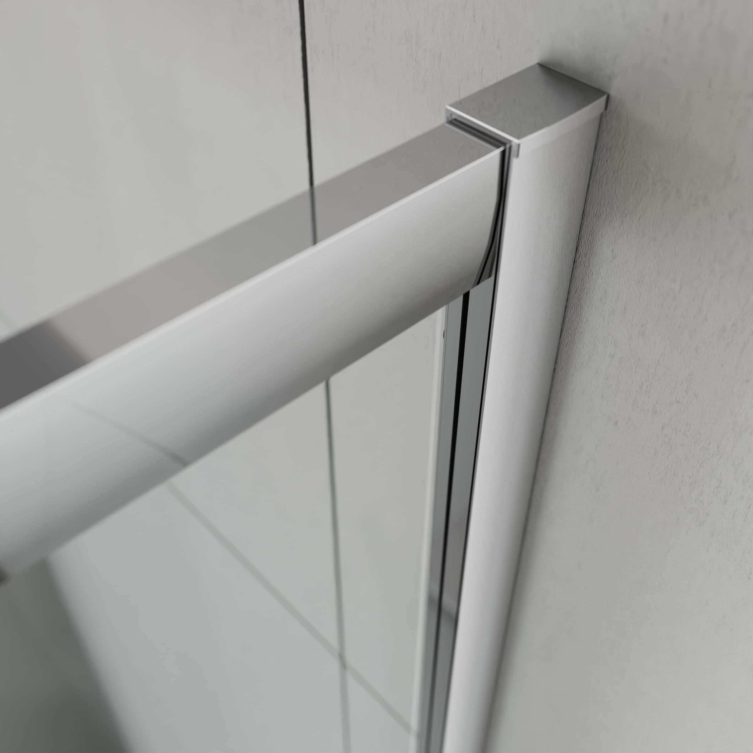 welltime Eckdusche »New Trento« Extrahohe 195cm, verbessertes Rollensystem