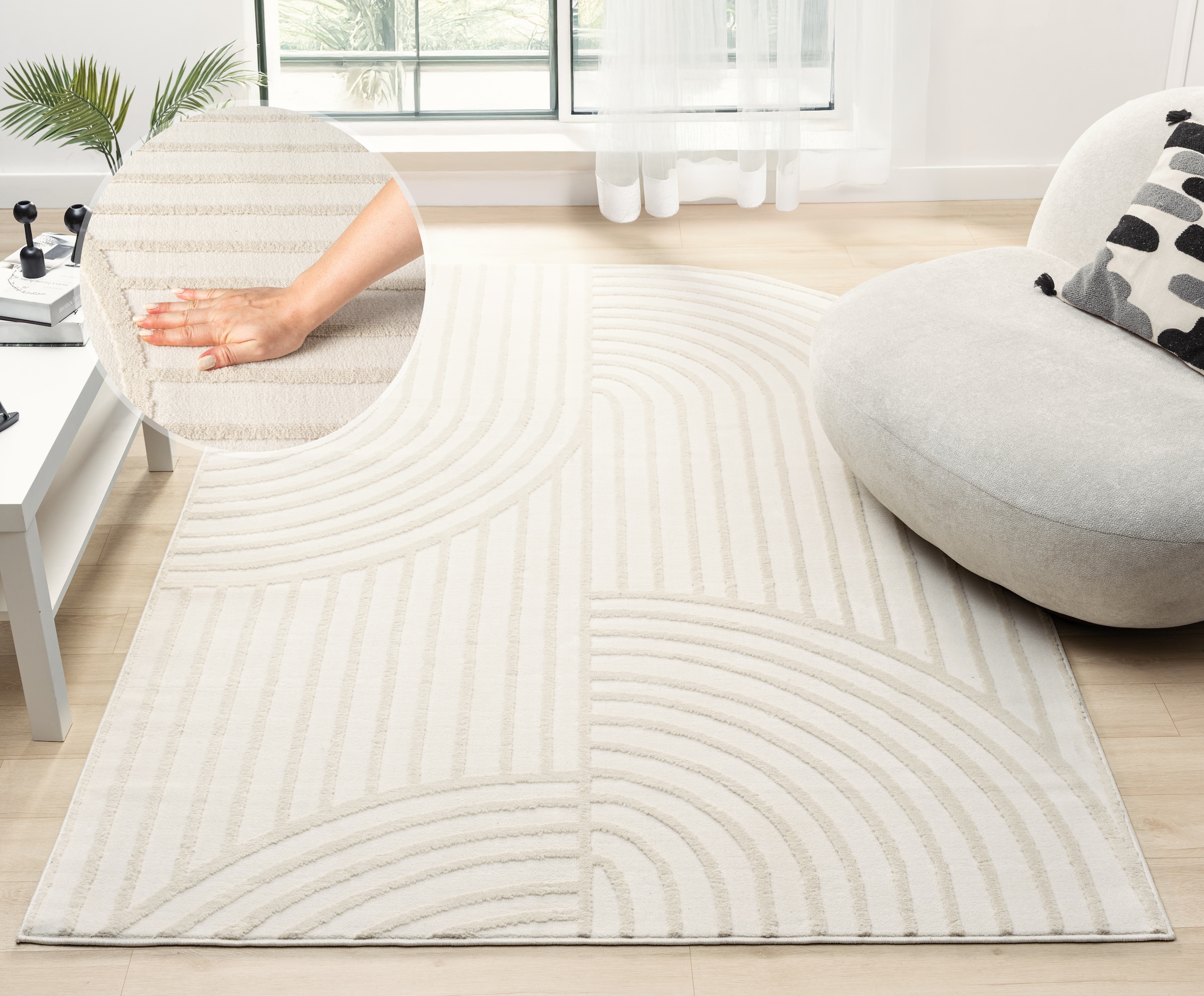 s.Oliver Teppich "Cilla, besondere Form, modernes Design" rechteckig 11 mm günstig online kaufen
