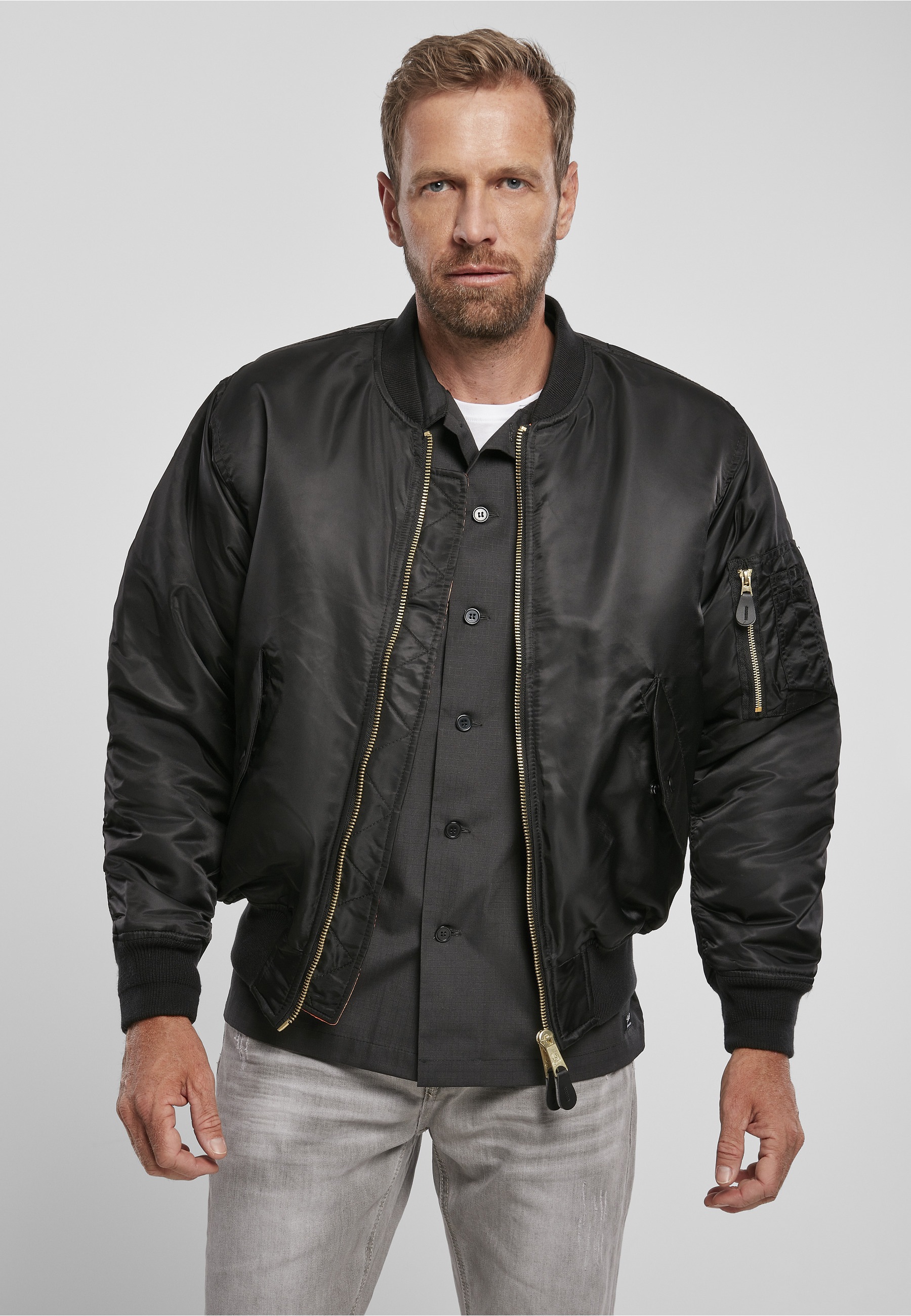 Brandit Anorak »Brandit Herren MA1 Bomber Jacket« 1 Stk. tlg. ohne Kapuze