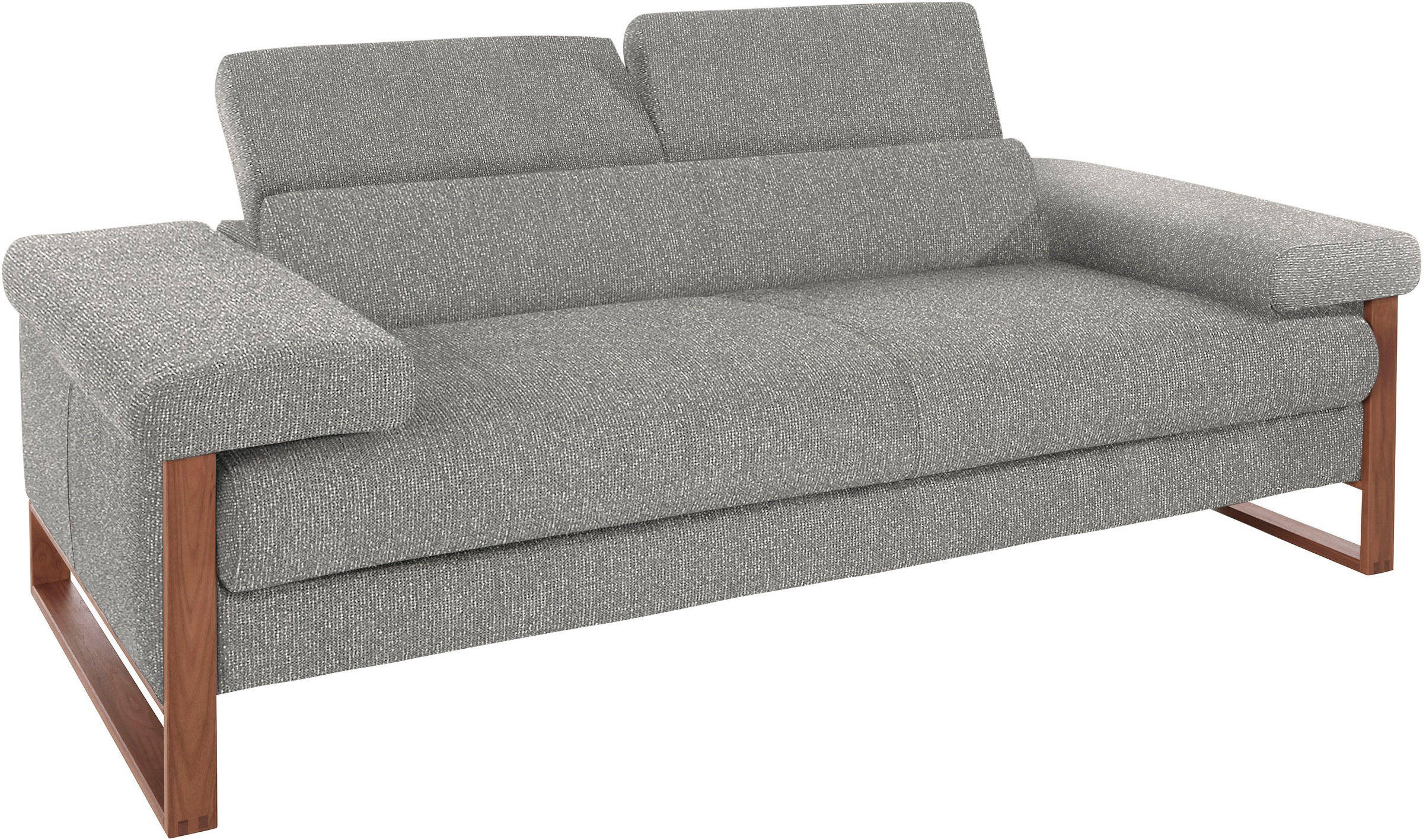 Thumbnail - W.SCHILLIG 2-Sitzer "finn", German Design Award 2016, Fußgestell Nussbaum natur, Breite 210 cm