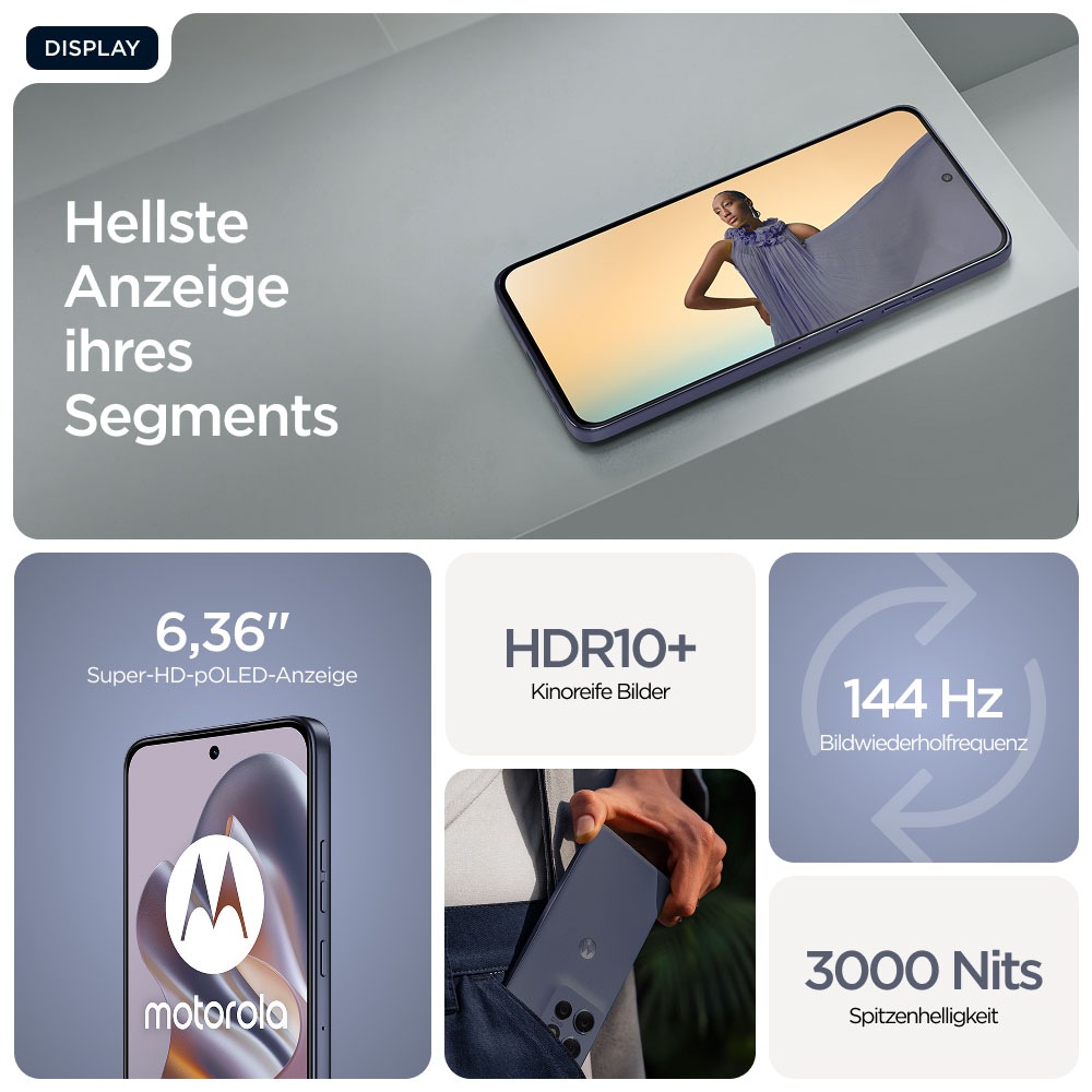 Motorola Smartphone »edge 60 neo« Pantone Grisaille