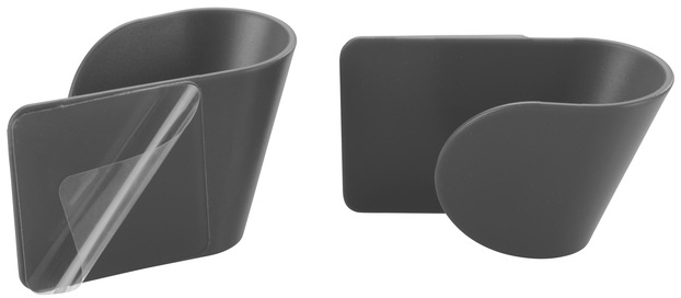 WENKO Küchenorganizer-Set »Topfdeckelhalter«, (Set, 8 tlg.), Halterung für Kochtopfdeckel aus Kunststoff, Befestigen ohne Bohren
