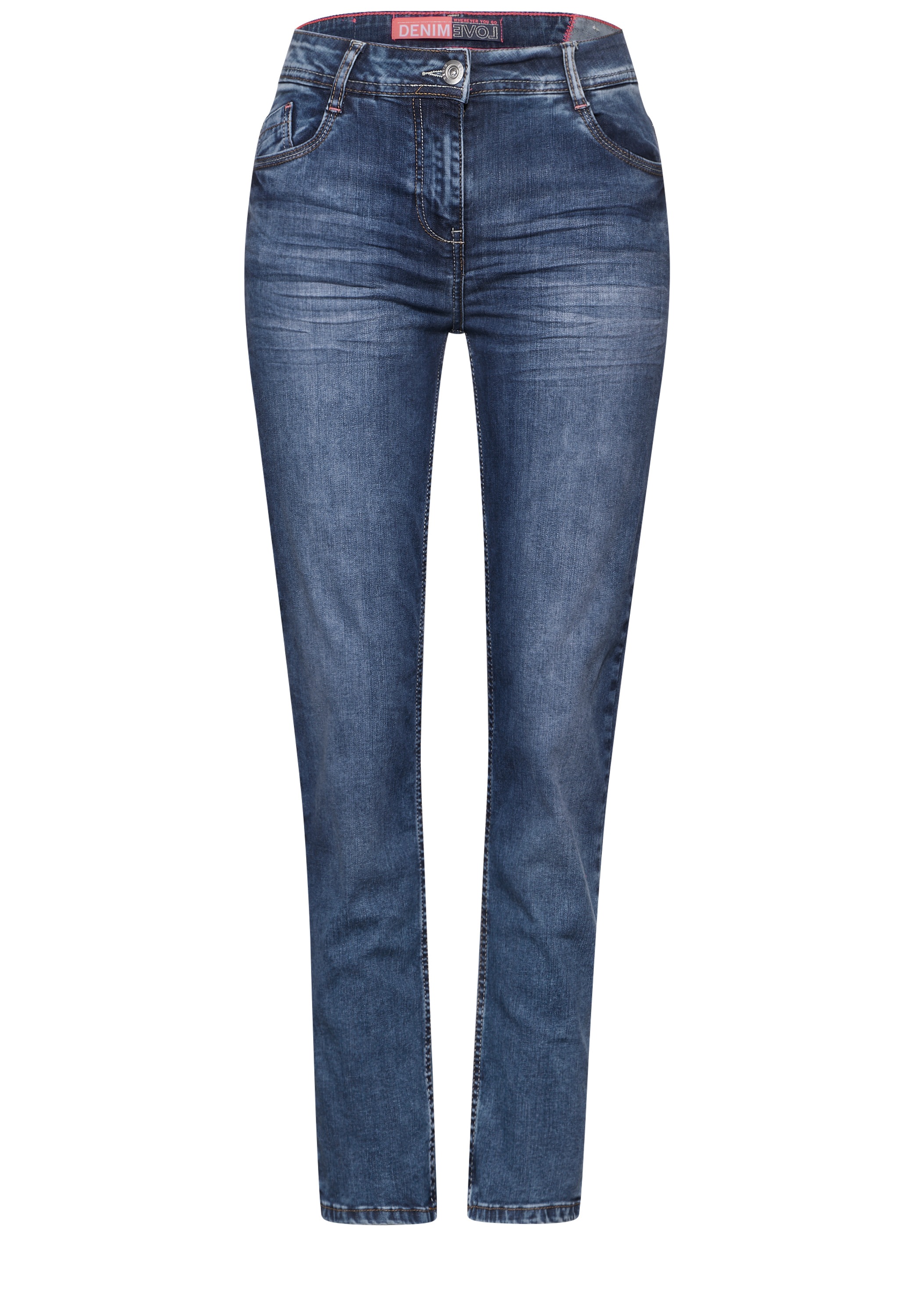 Cecil Slim-fit-Jeans, aus Baumwolle mit Stretchanteil