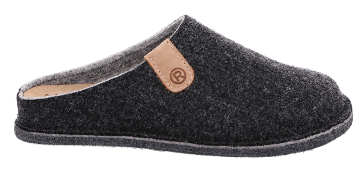 Rohde Pantoffel »LUCCA«, Clog, Hausschuh, Homeslipper in melierter Optik