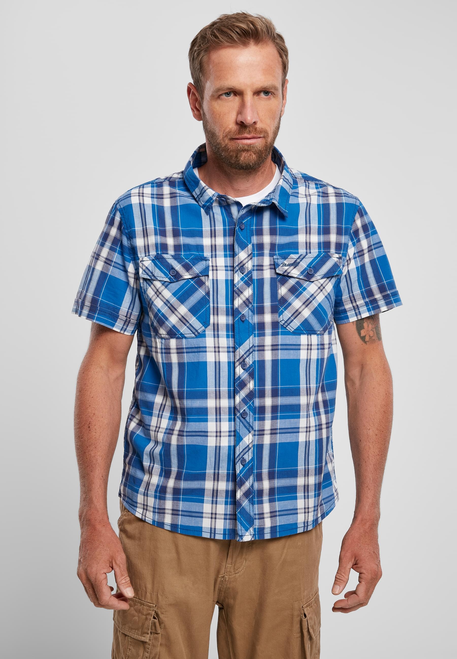 Brandit Langarmhemd »Brandit Herren Roadstar Shirt«, (1 tlg.)