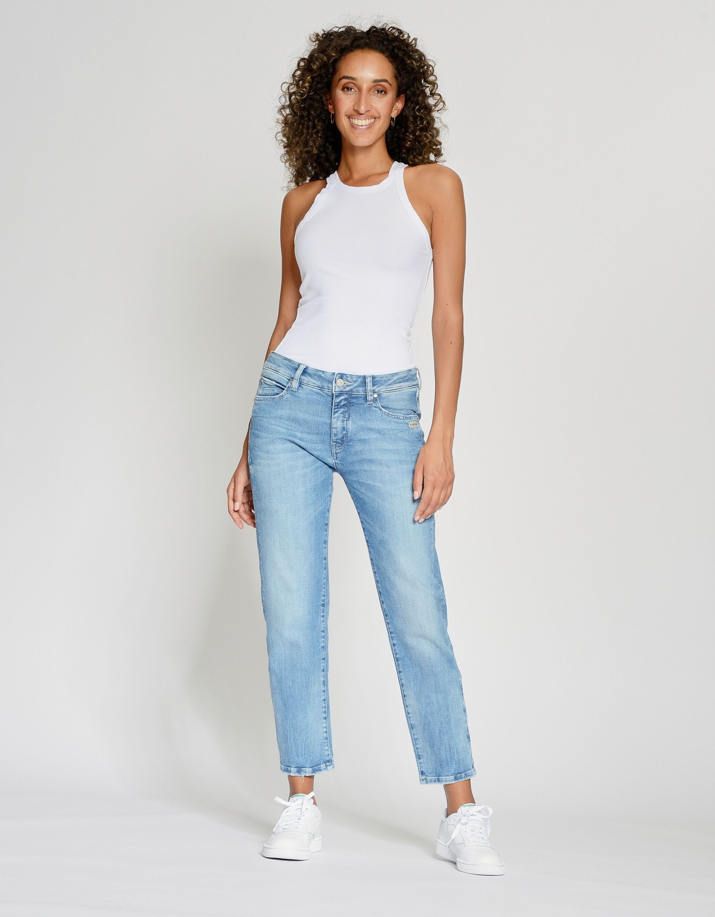 GANG Boyfriend-Jeans »94NADIA cropped« im 5-Pocket-Style