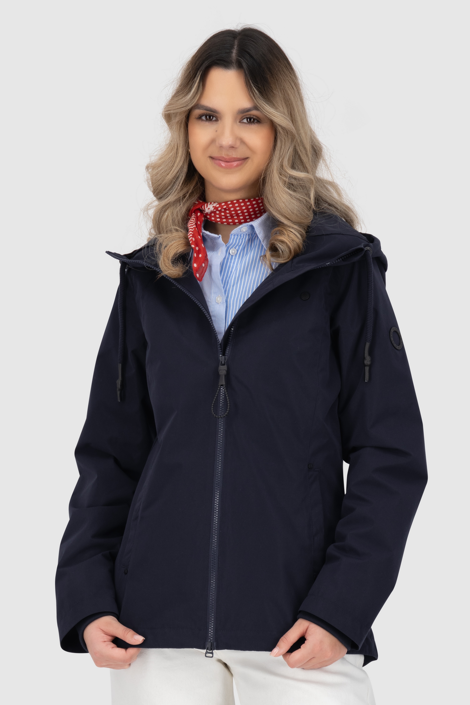 Alife & Kickin "LilouAKA" mit Kapuze leichte, taillierte Übergangsjacke mit verstellbarer Kapuze