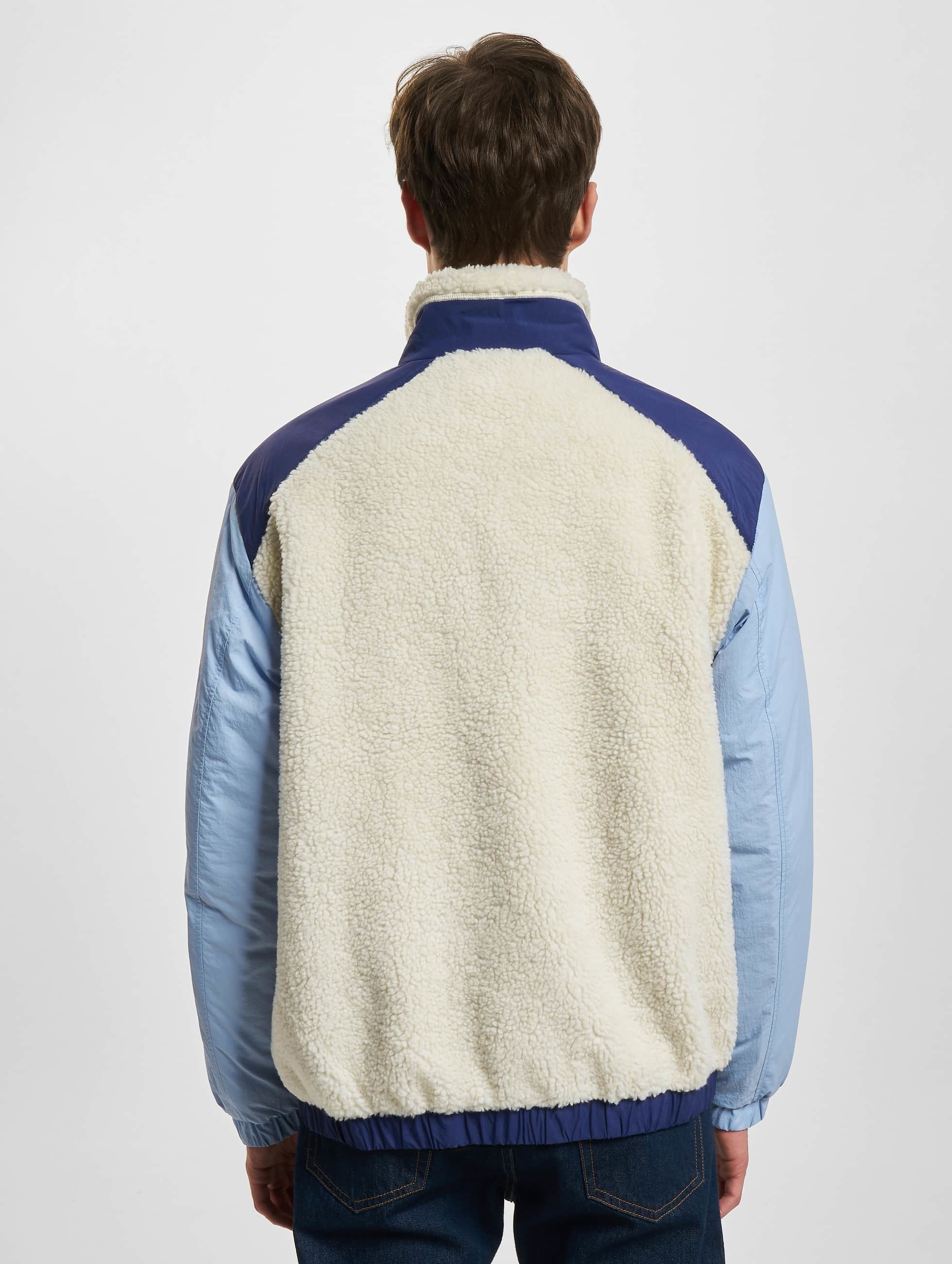 Blouson »Herren Tommy Jeans Fabric Mix Sherpa Fleecejacke«, (1 St.)