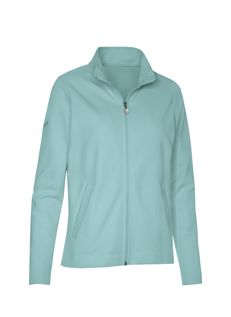 Trigema Sweatjacke »TRIGEMA Jacke mit funkelnden Strass-Steinen«