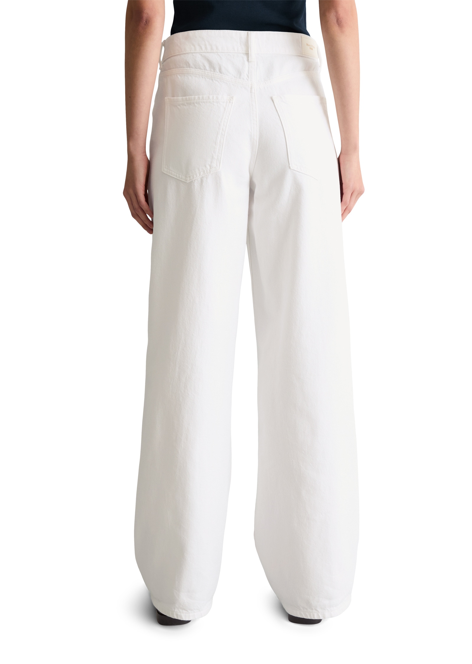 Marc O'Polo DENIM Weite Jeans »aus weichem Organic-Cotton-Lyocell-Mix«