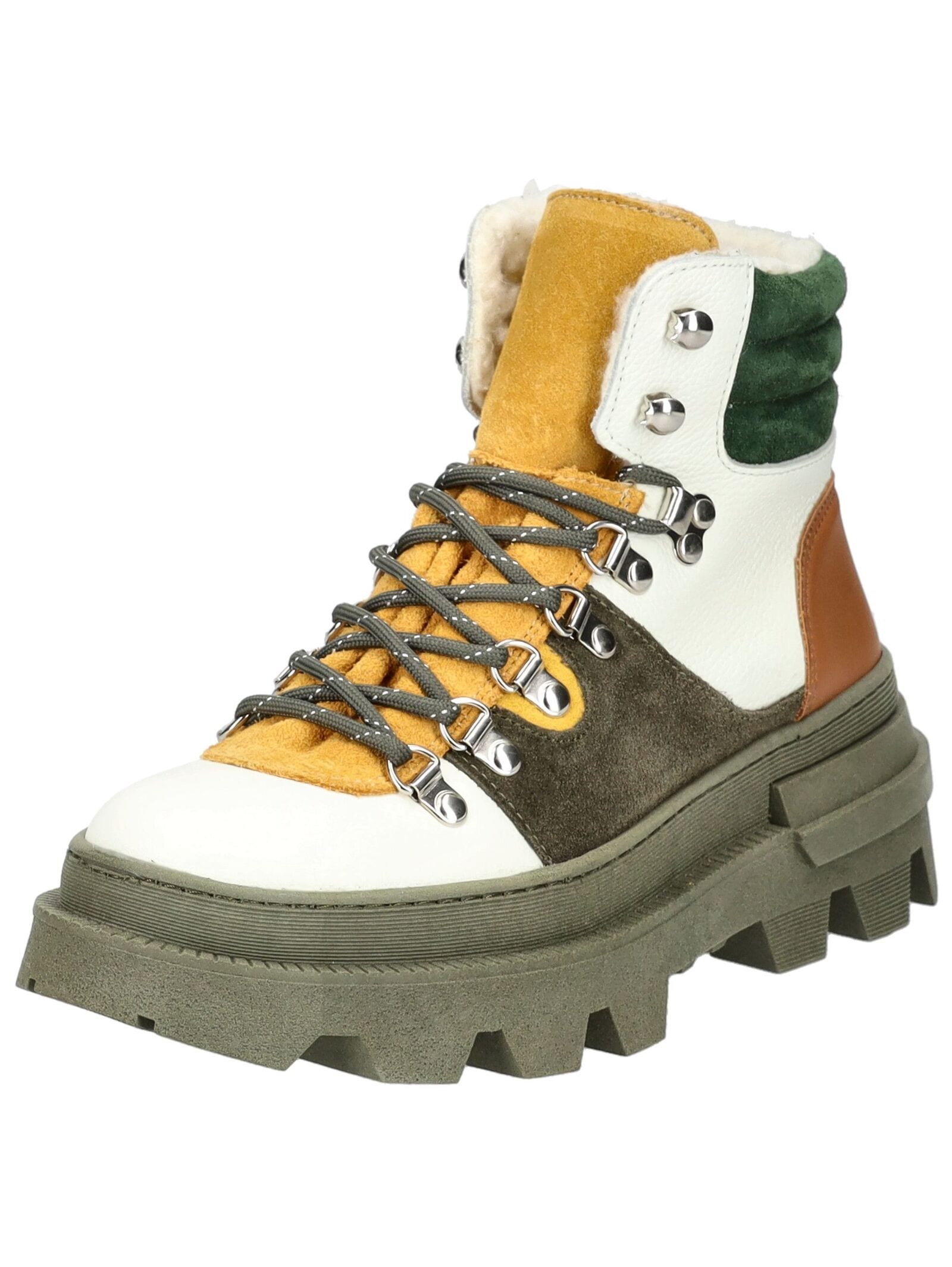 Lazamani Schnürstiefelette "Lazamani Stiefelette Leder" günstig online kaufen