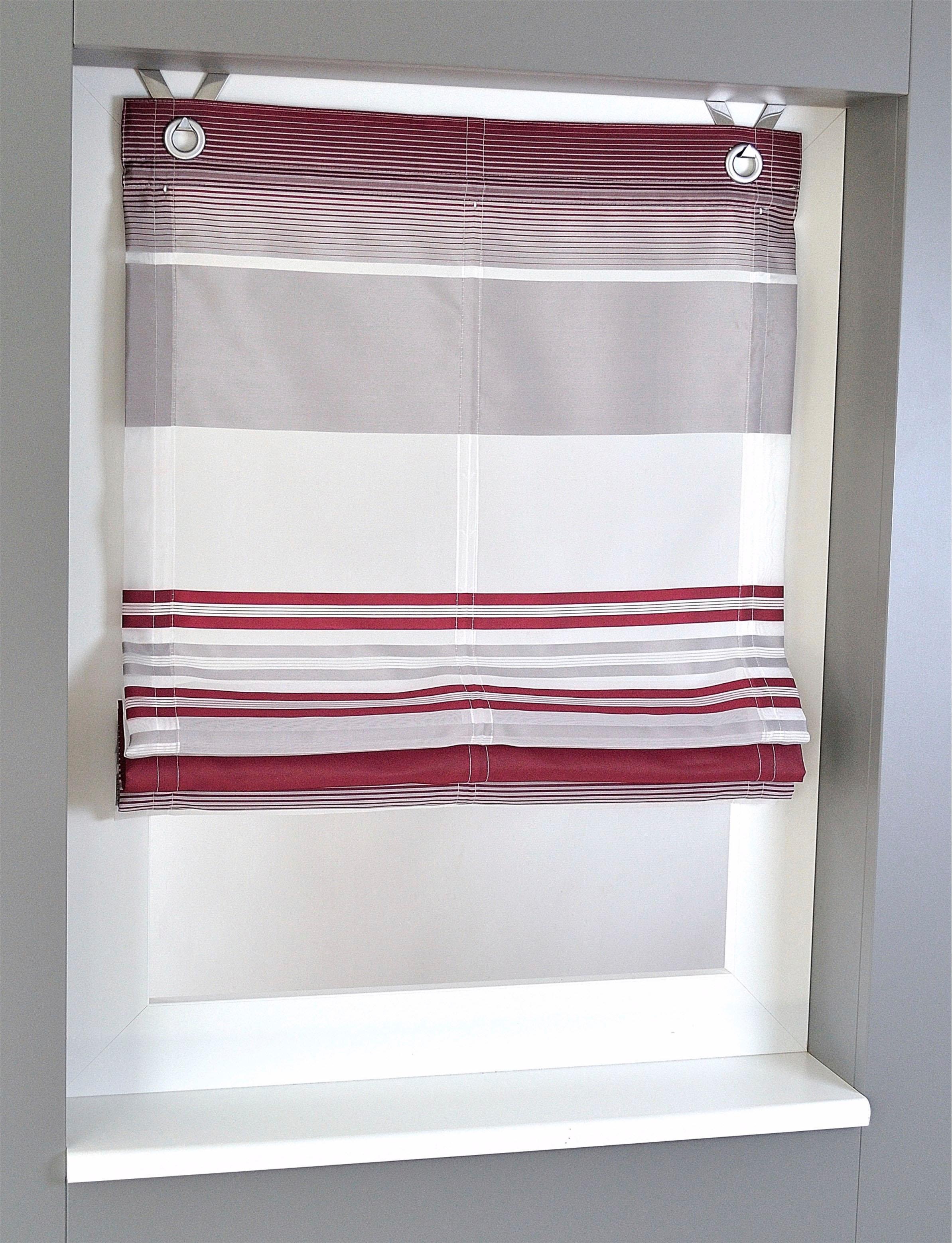 Kutti Raffrollo "Jamaica" mit Hakenaufhängung ohne Bohren freihängend halbt günstig online kaufen