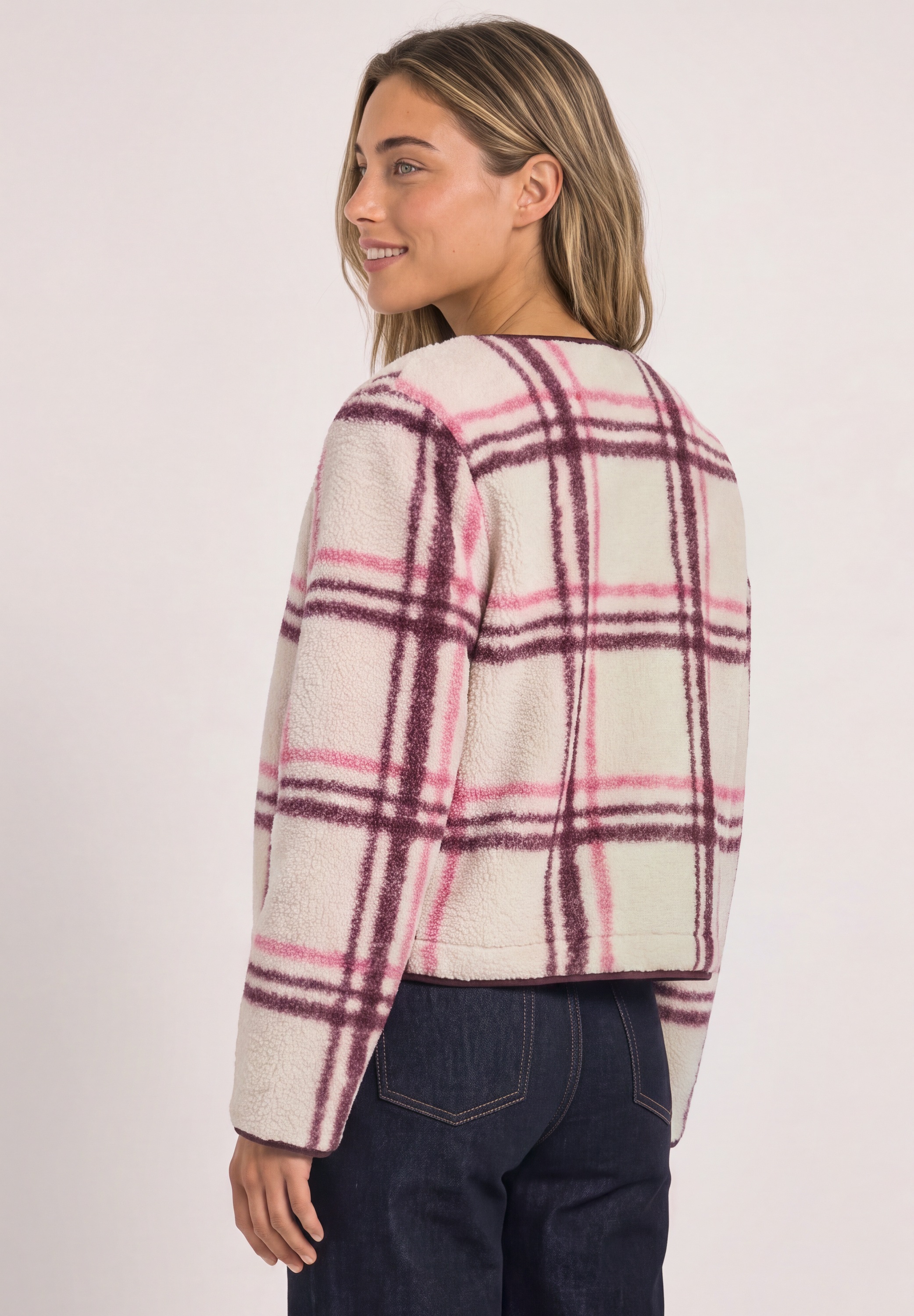 STREET ONE Cardigan mit Karomuster