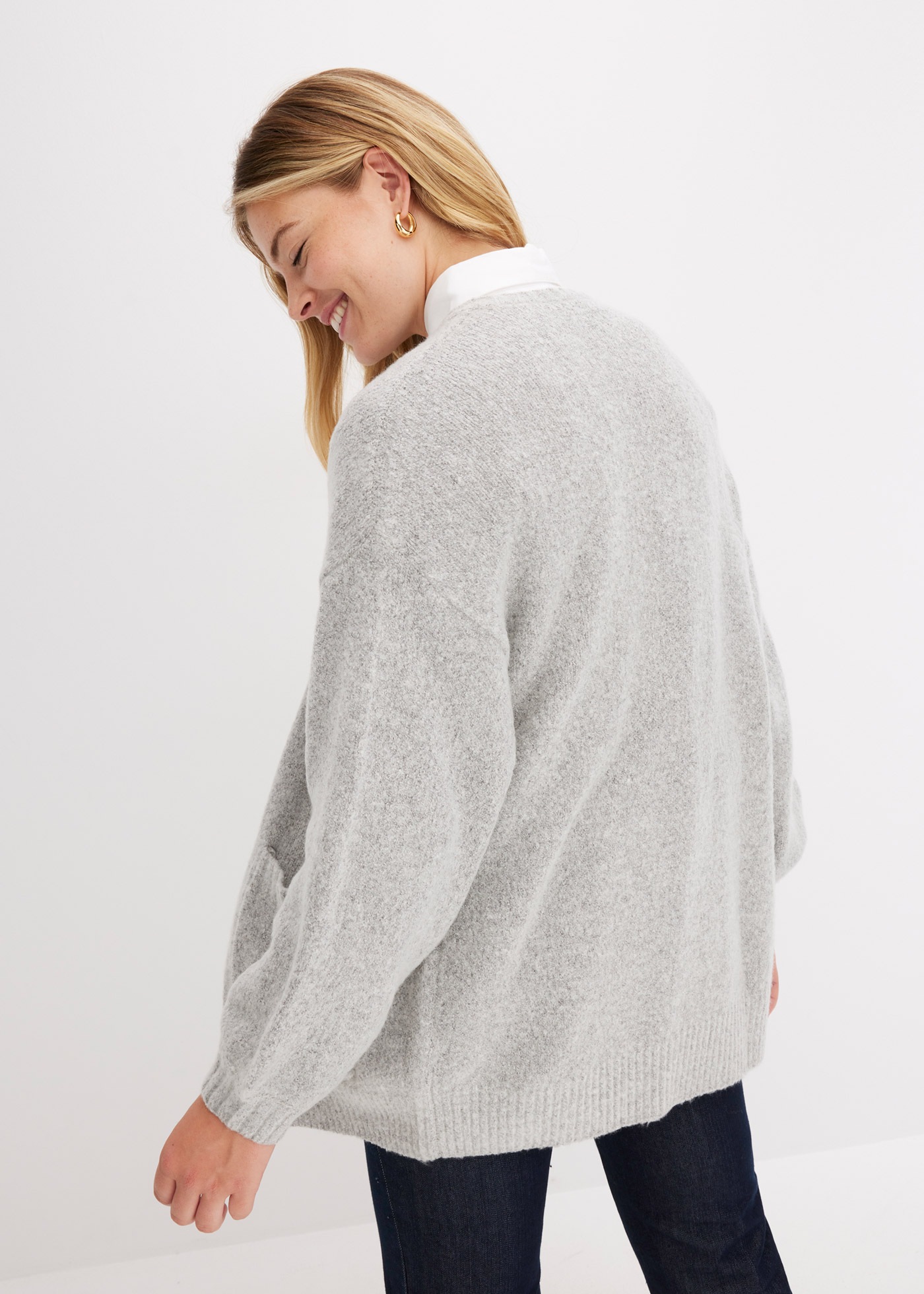 bonprix Strickjacke "Oversize-Strickjacke", Oversize-Strickjacke günstig online kaufen