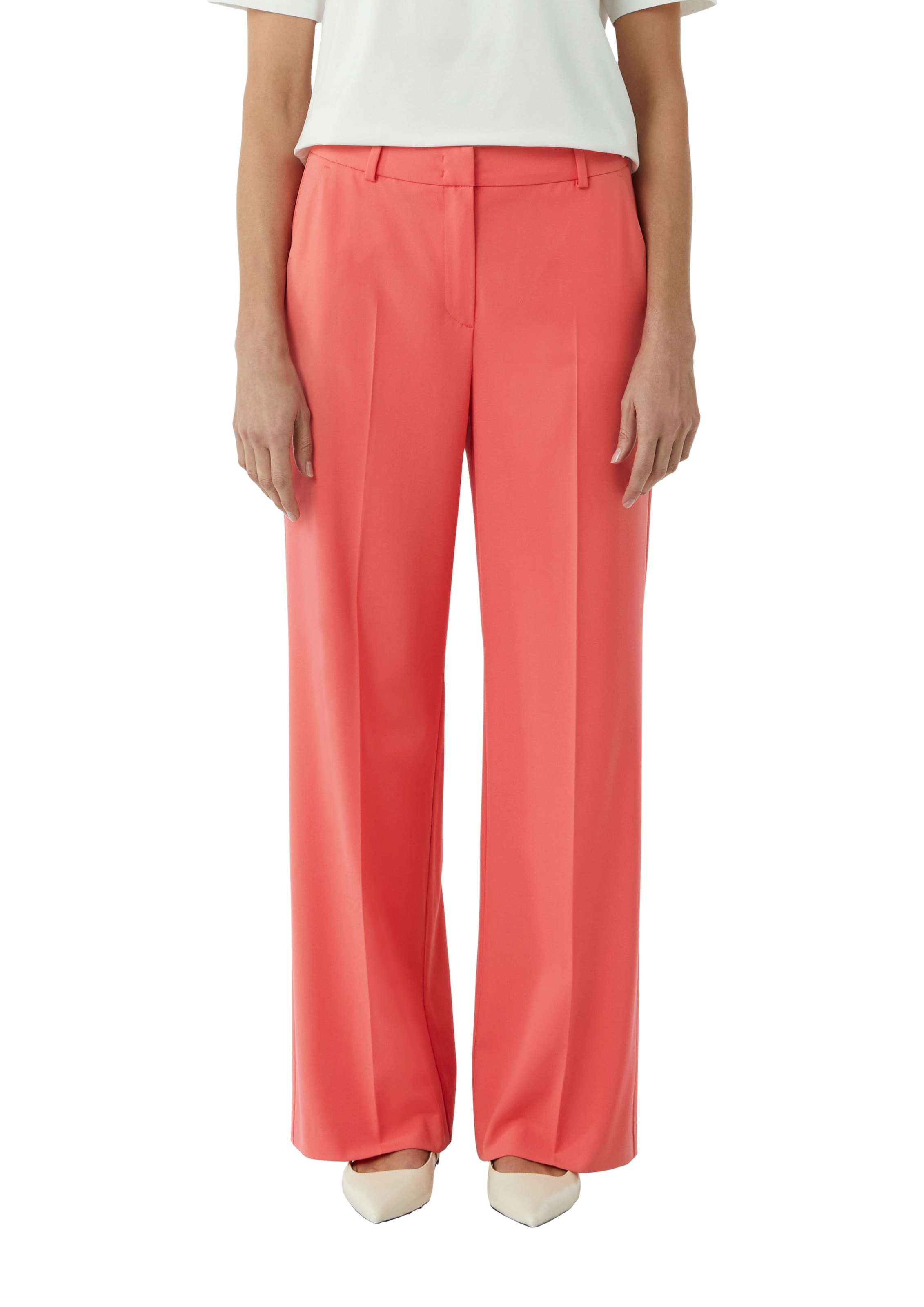 comma Stoffhose Sommerhose mit Bundfalte günstig online kaufen