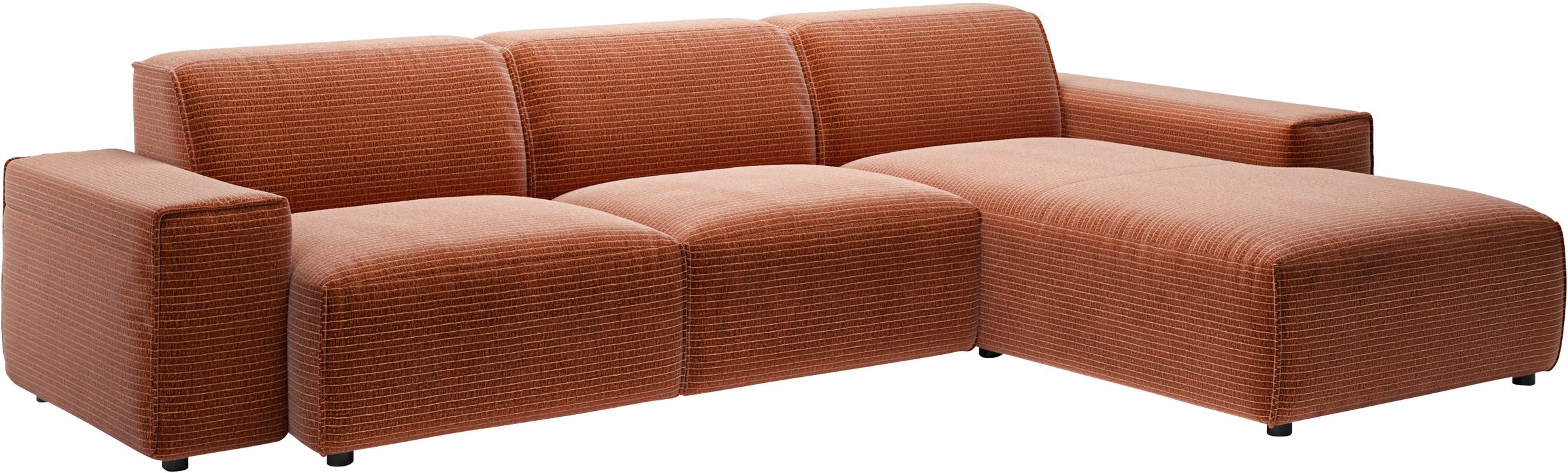 andas Ecksofa »Glimminge auch in Breitcord, Feincord, Bouclé + Easy care-Bezug«, L-Form, Breite 294, Zierkissen