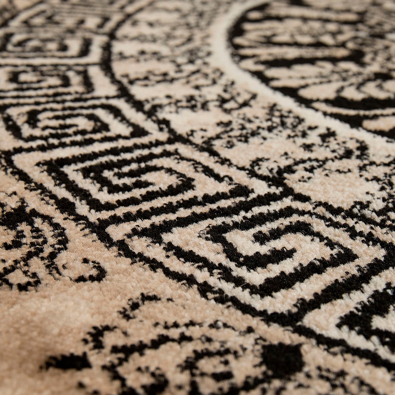 Paco Home Teppich »Tibesti 081«, rechteckig, Kurzflor, Mandala Muster in dezenten Farbtönen