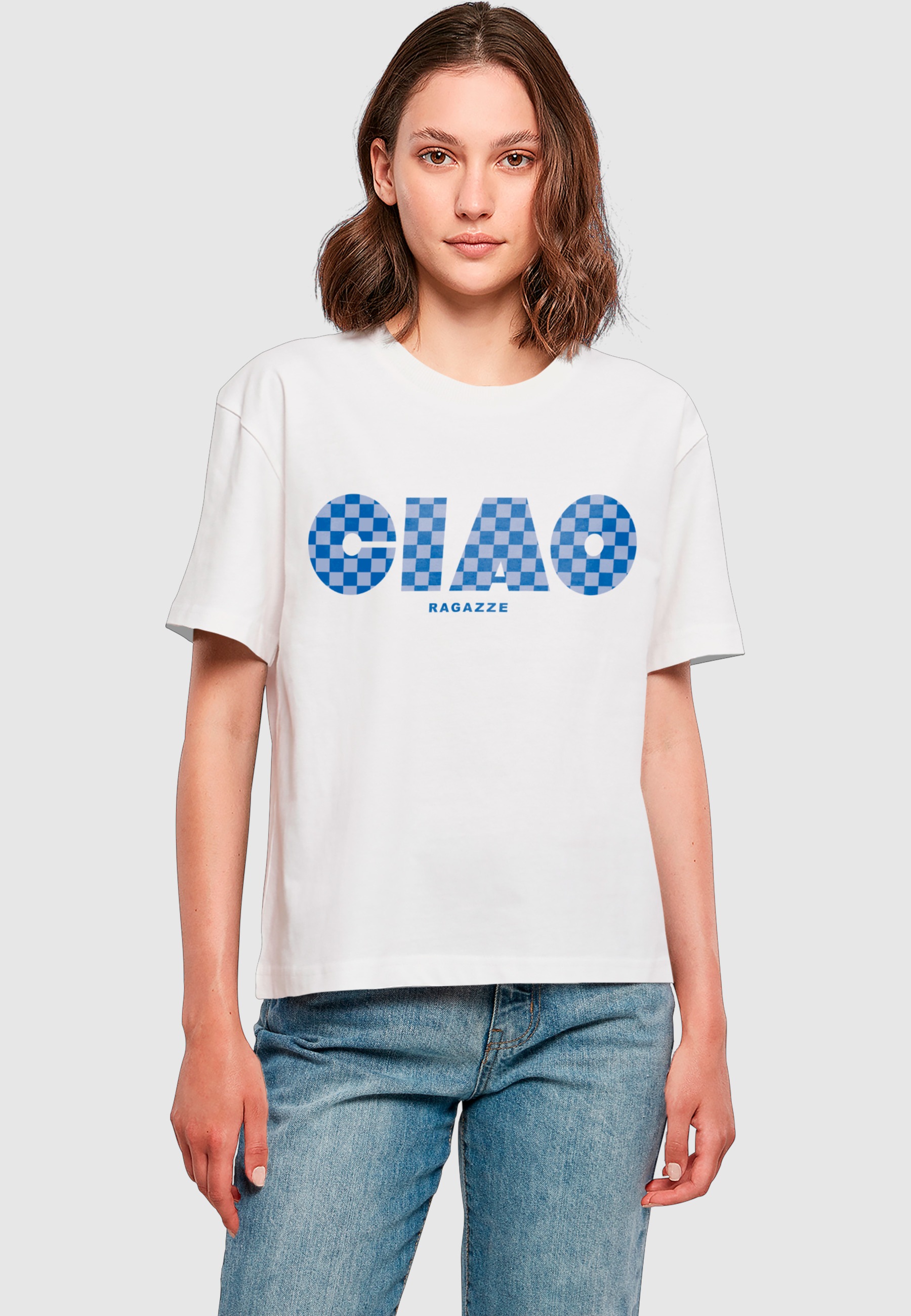 Thumbnail - Miss Tee T-Shirt "Miss Tee Damen Ciao Ragazze Tee" 1 Stk.