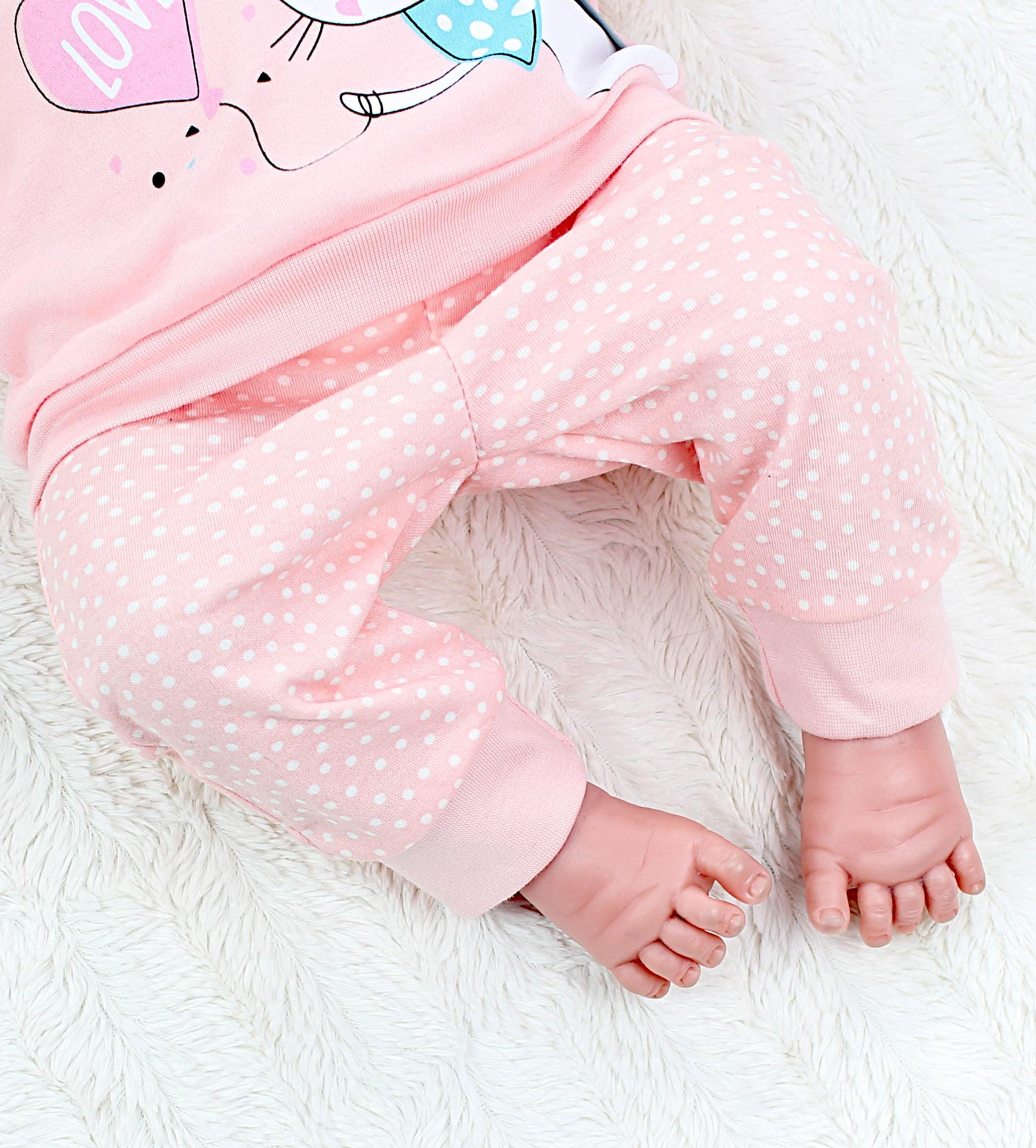 TupTam Langarmshirt »Set Baby Mädchen Langarmshirt Babyhose Outfit 2teilig«