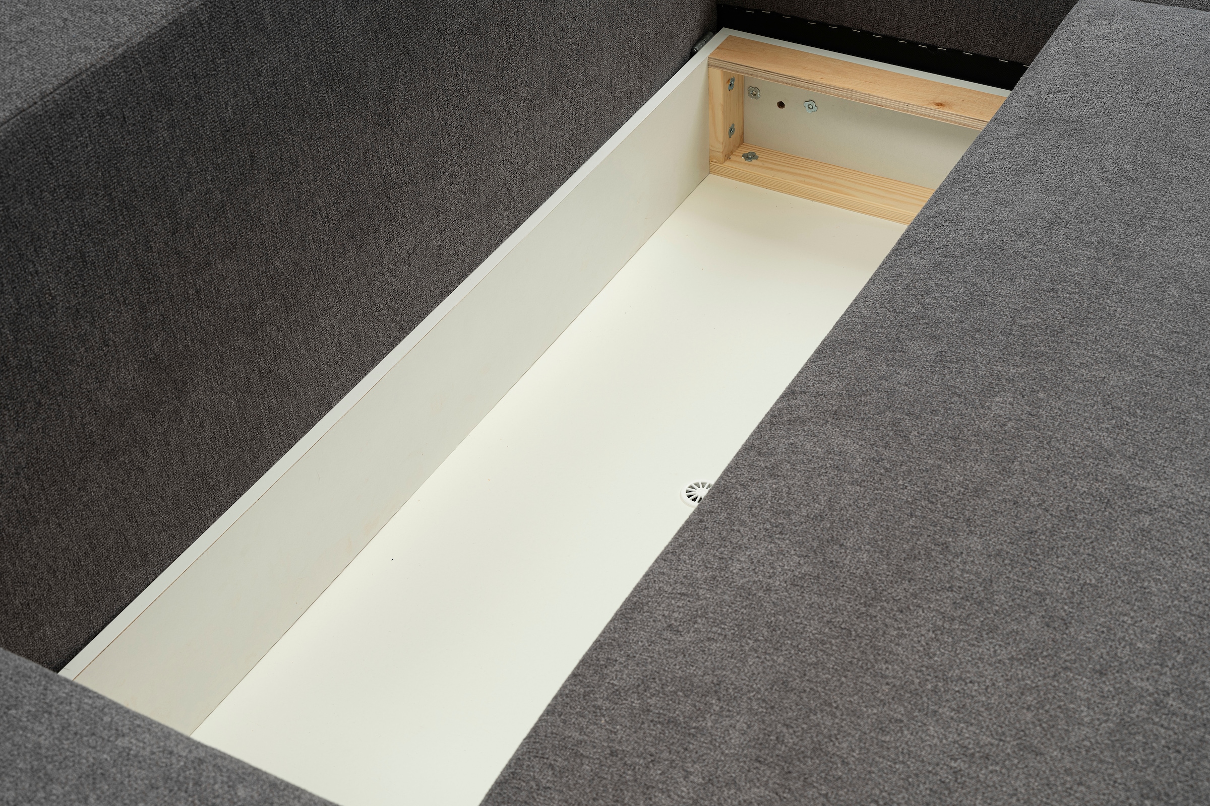 WERK2 Ecksofa »Amsterdam, zeitlos und elegant, Breite 300cm, L-Form«, Design Ecksofa mit hohem Komfort, Schlaffunktion & Bettkasten