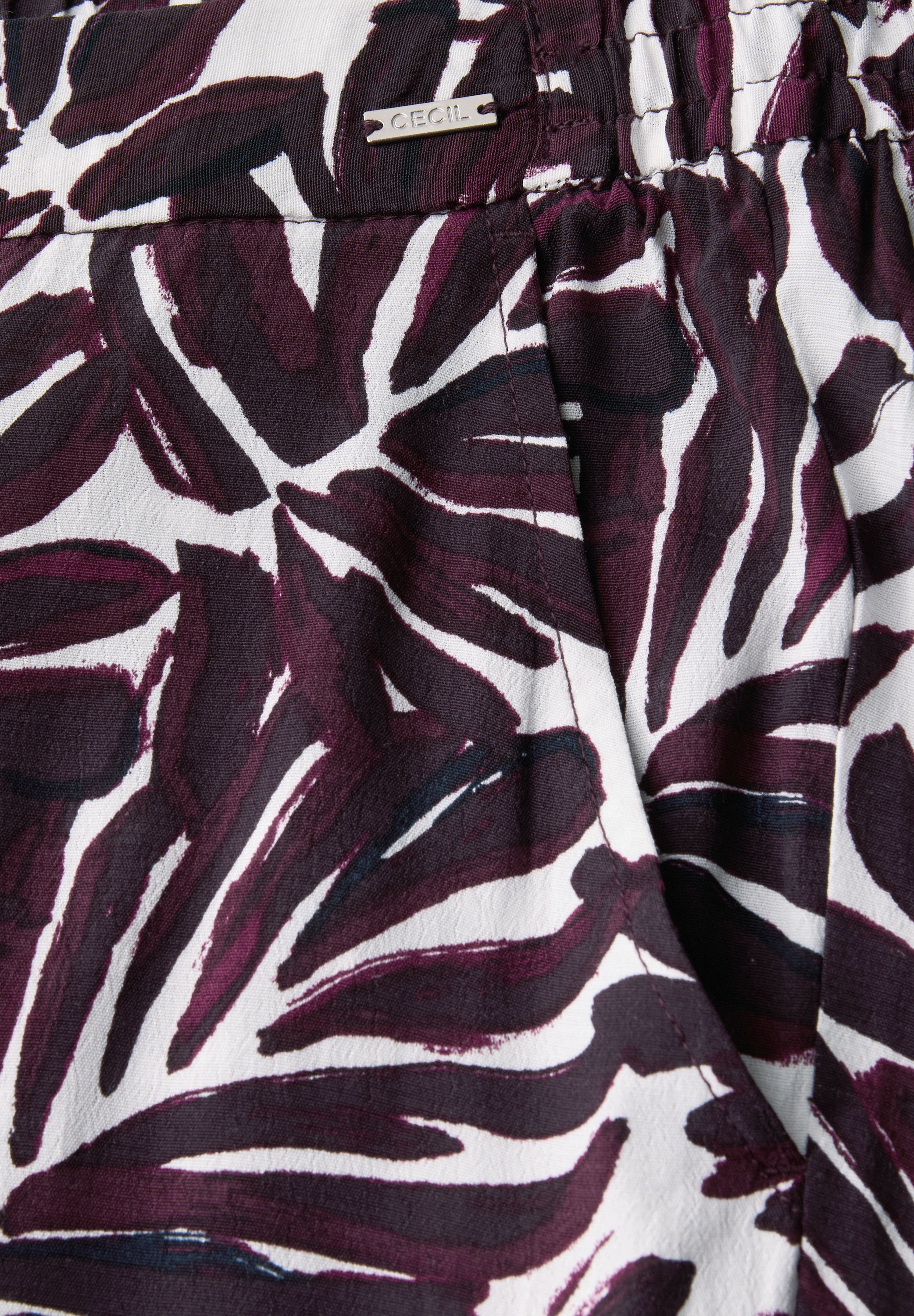 Cecil Stoffhose »Style NEELE«, Sommerhose mit grafischem Muster