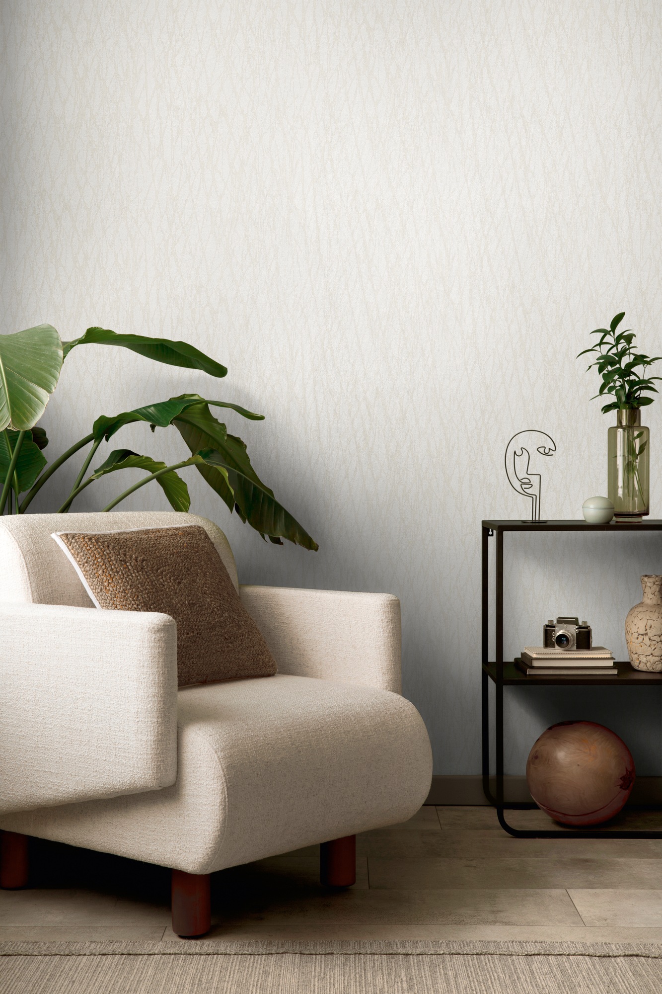 Living Walls Vliestapete "Smart" Leicht Glänzend Glatt Vliestapete Steintapete Für Schlafzimmer Küche Wohnzimmer Stein-Optik