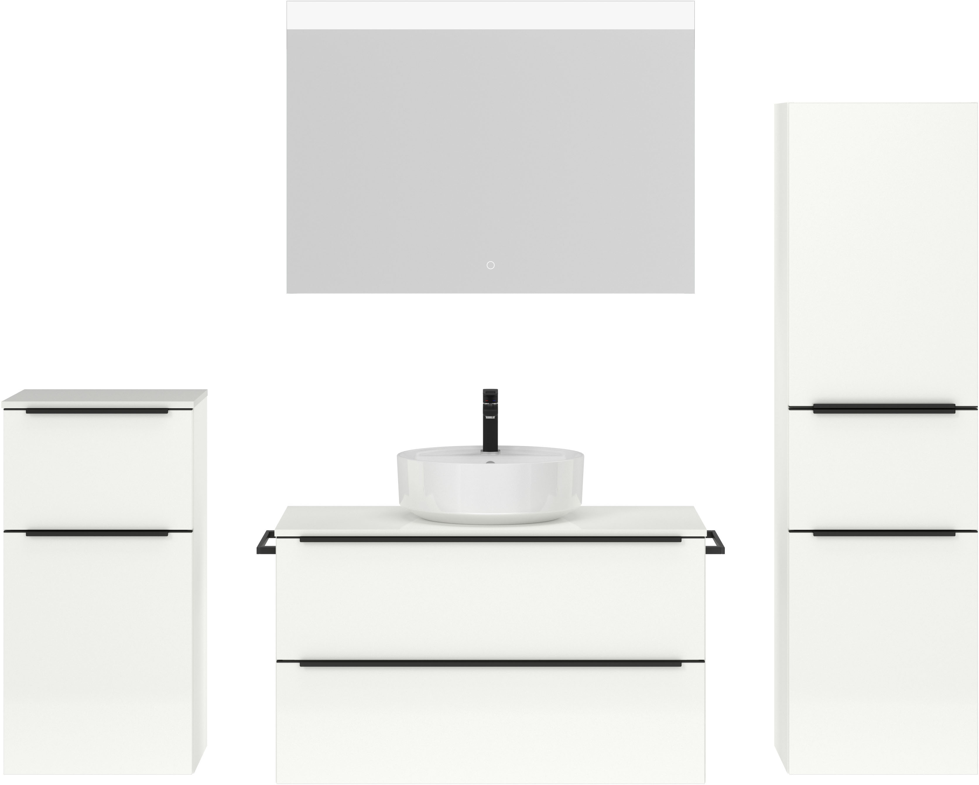 nobilia 1100000002199 "Alvene" vormontiert, mit Soft-Close, 4 Stk. tlg.