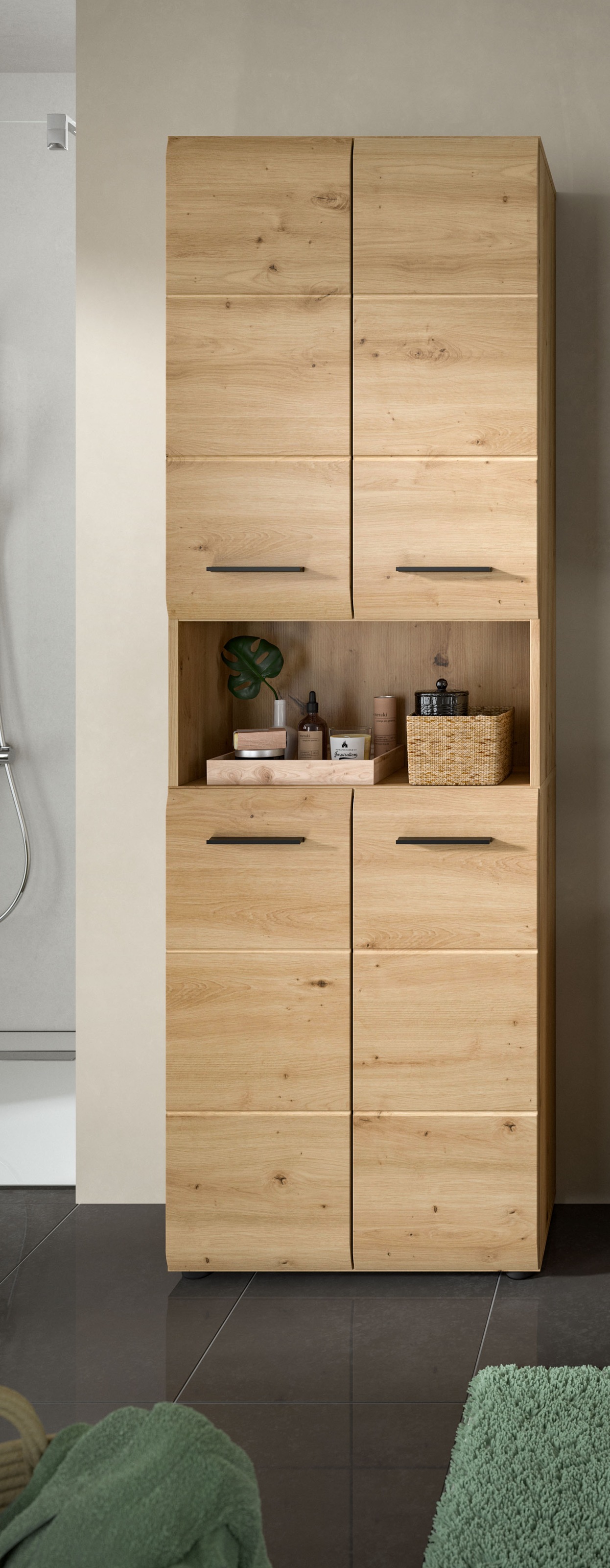 INOSIGN Stauraumschrank "FLORENZ, TOPSELLER, Höhe 185 cm, 4 Türen, 4 Fachbö günstig online kaufen