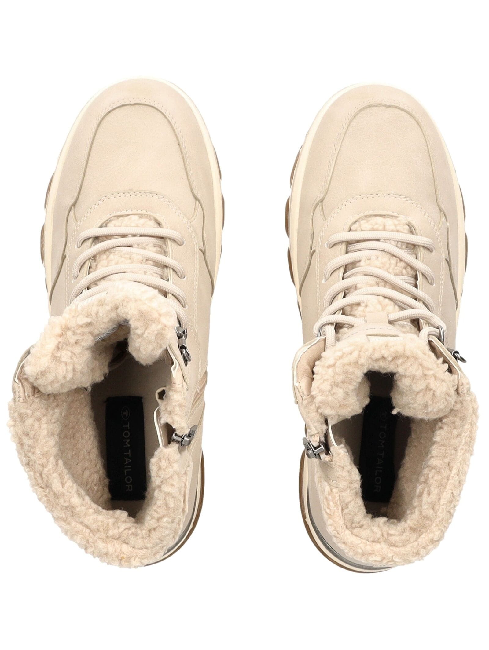 TOM TAILOR Schnürstiefelette »Tom Tailor Stiefelette Lederimitat/Textil«