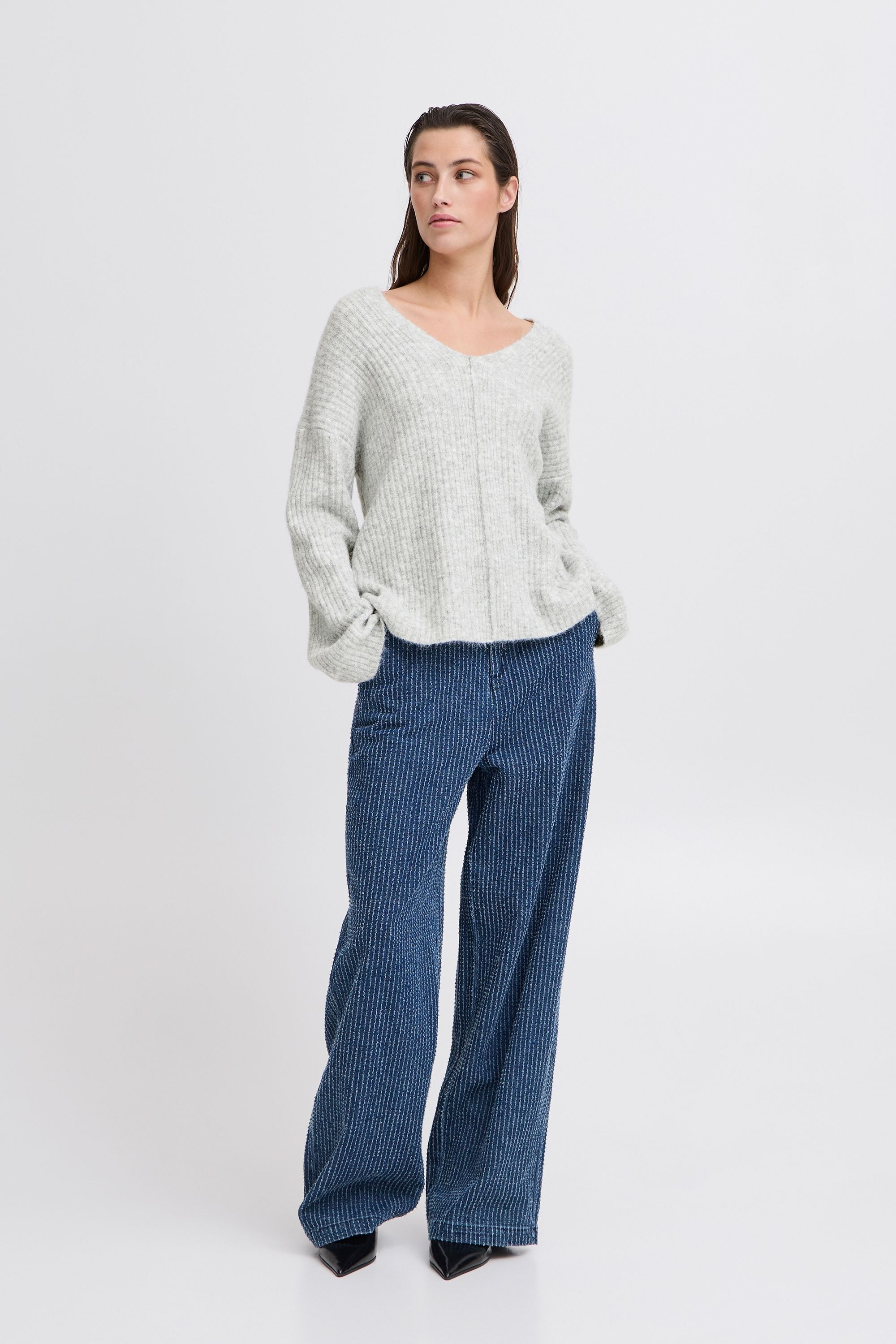 b.young Strickpullover »Strickpullover BYOMEA V-NECK JUMPER -«