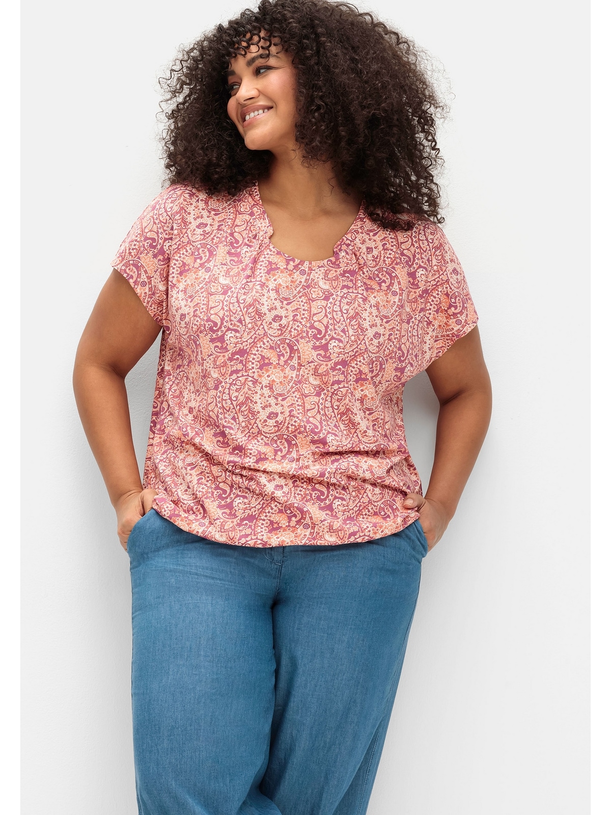 Sheego Weite Jeans »Große Größen«, in Denim-Qualität