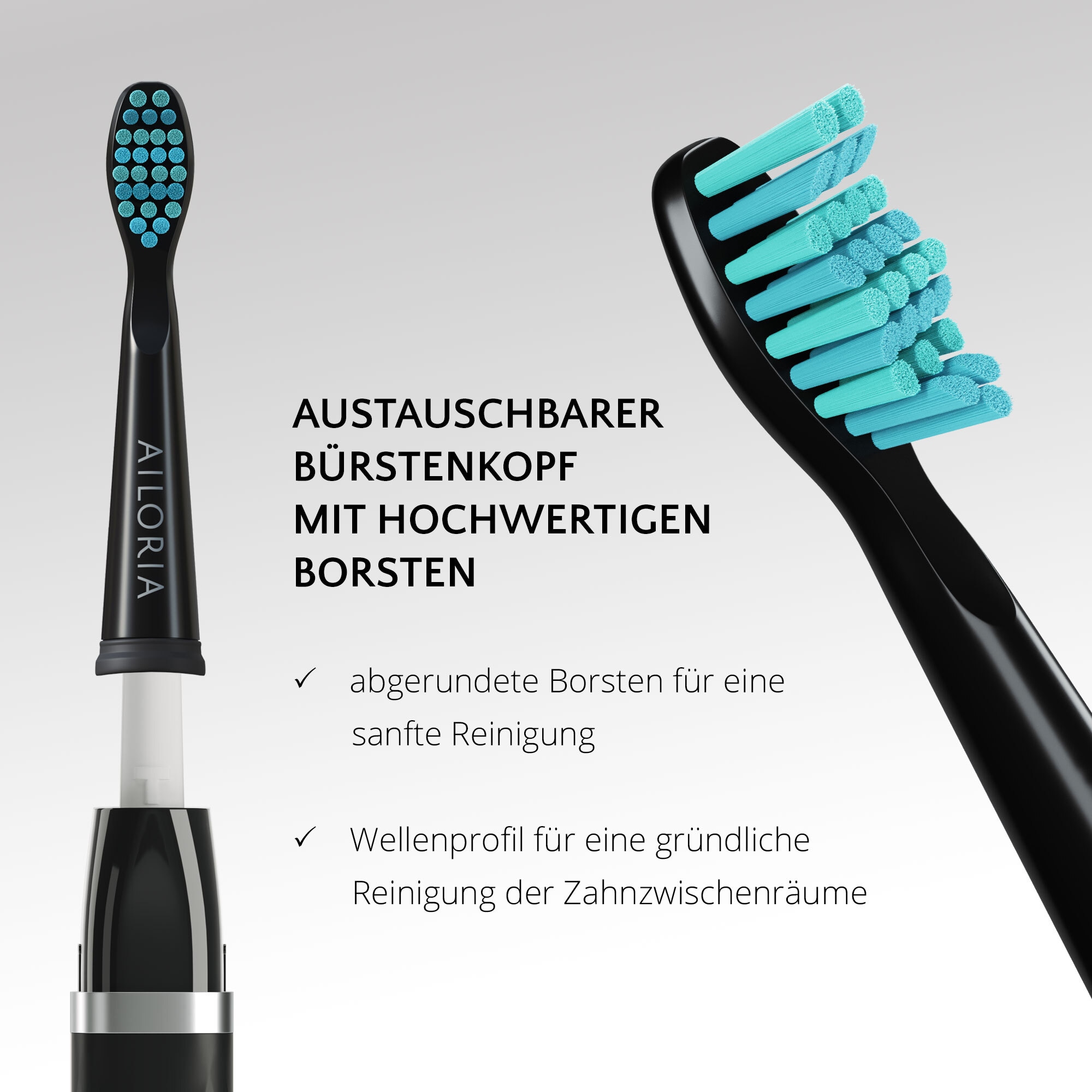 AILORIA Schallzahnbürste »USB-Schallzahnbürste FLASH TRAVEL«