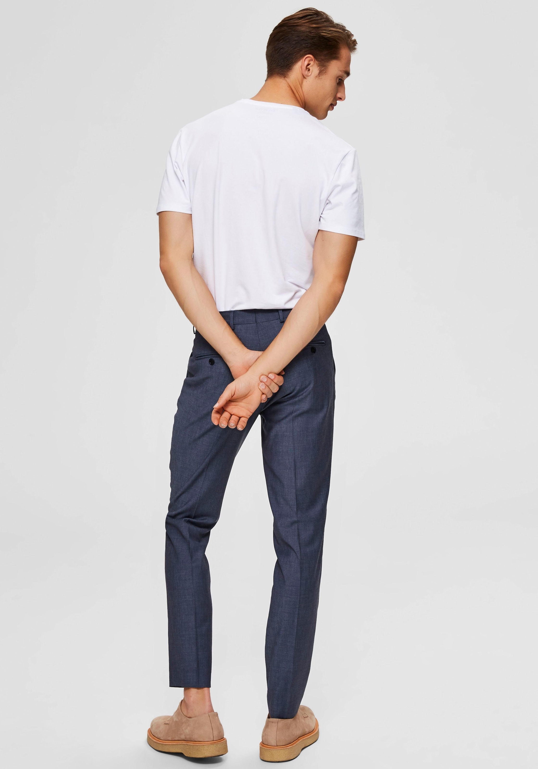 SELECTED HOMME V-Shirt »SLHNEWPIMA SS V-NECK TEE B NOOS«