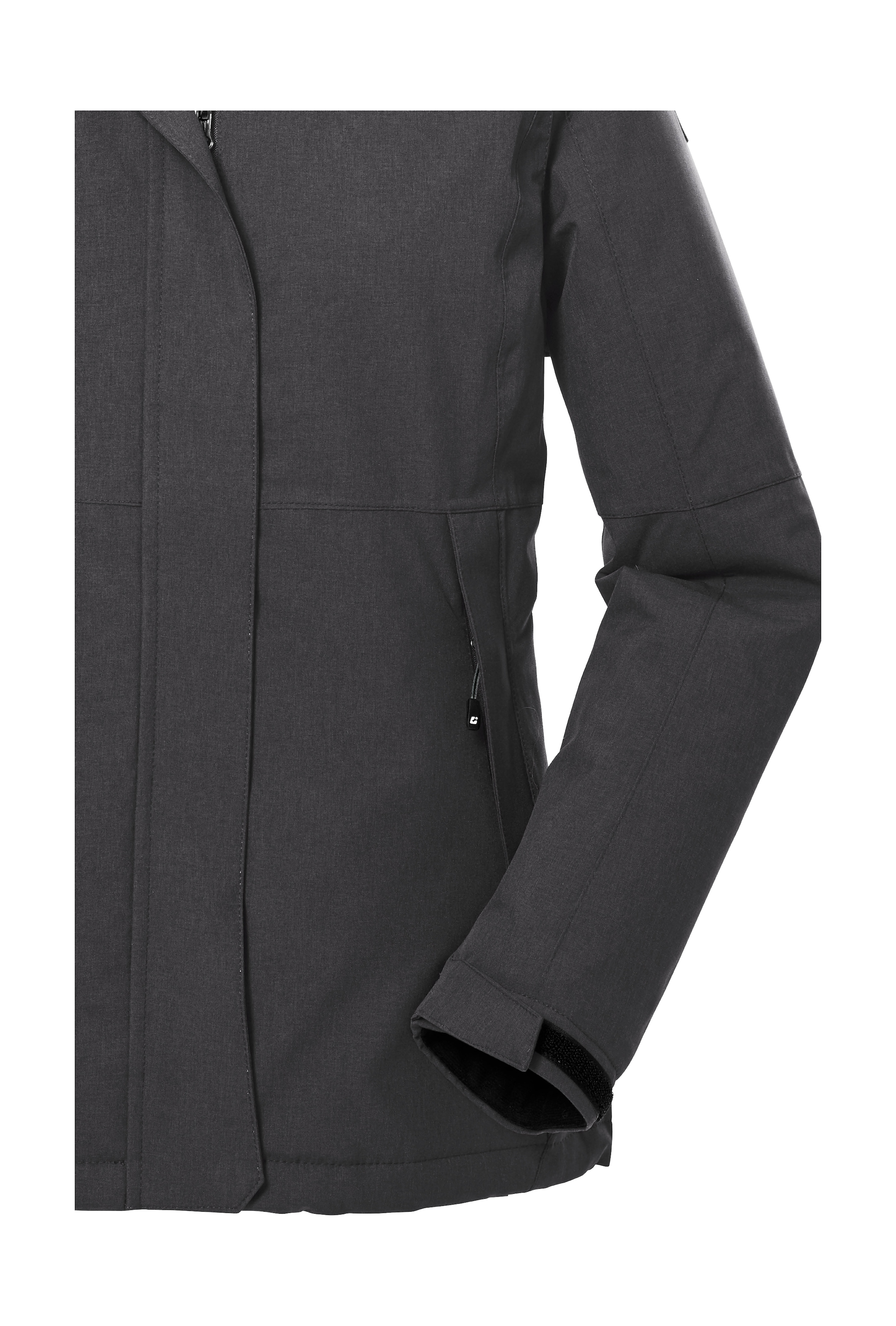Killtec Outdoorjacke »KOW 37 WMN JCKT«, Wasserdichte Damen Funktionsjacke mit abnehmbarer Kapuze