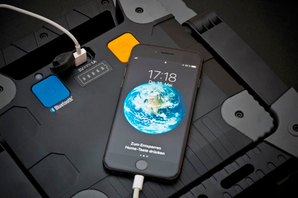 Brennenstuhl LED Arbeitsleuchte »TORAN 4000 MBA«, Steuerung per App, integrierter Li-Ion Akku mit Powerbank