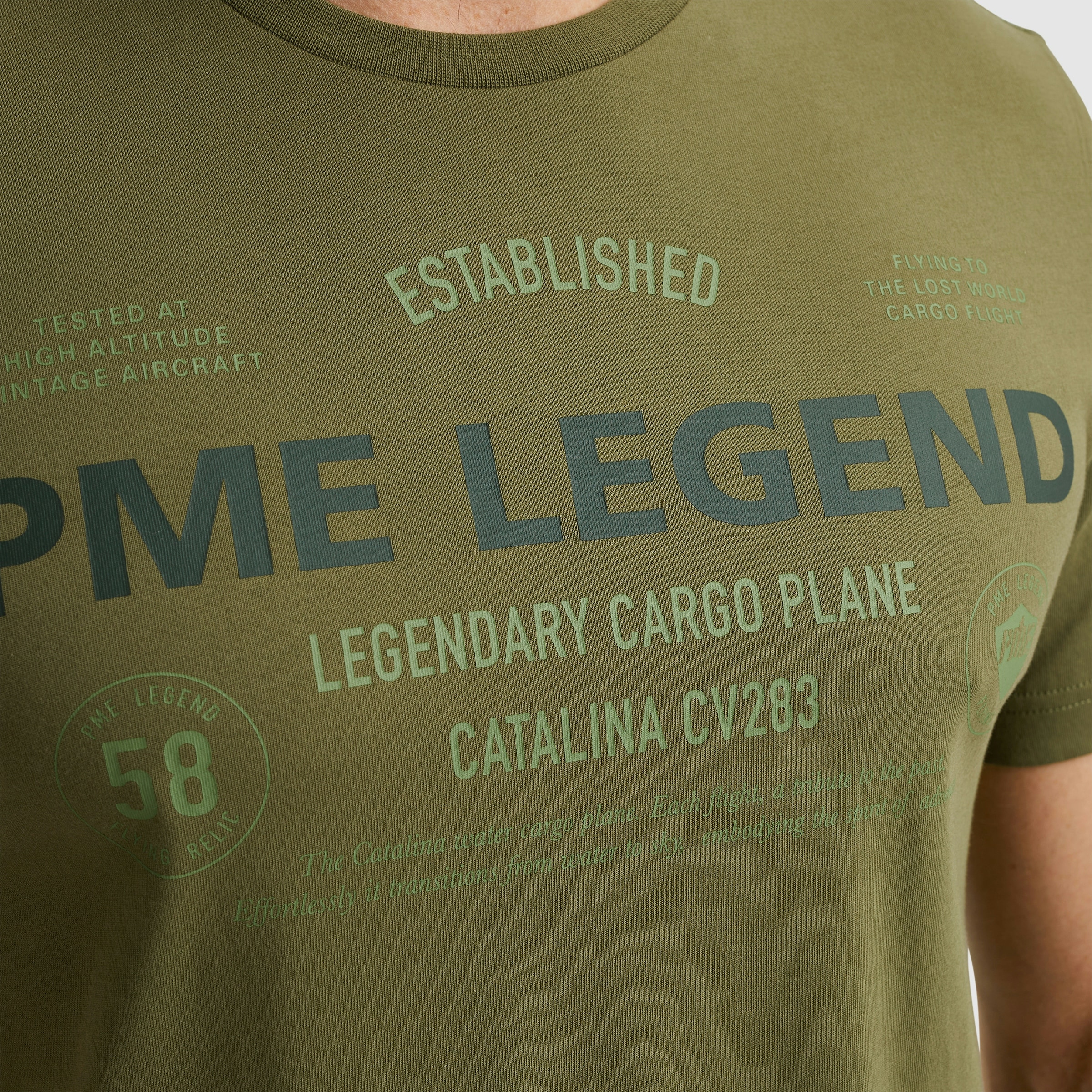 PME LEGEND T-Shirt, mit Logoprint
