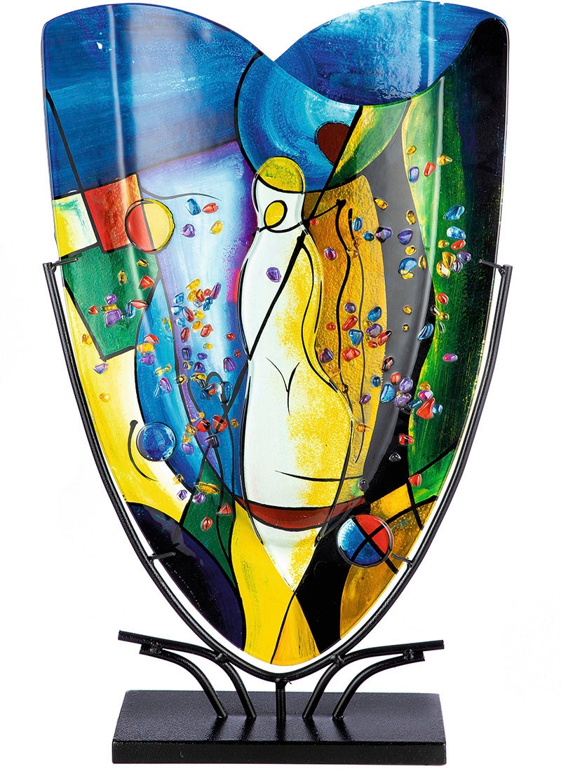 Casablanca by Gilde Tischvase "Magic, Dekovase", (1 St.), Vase aus Glas, mi günstig online kaufen